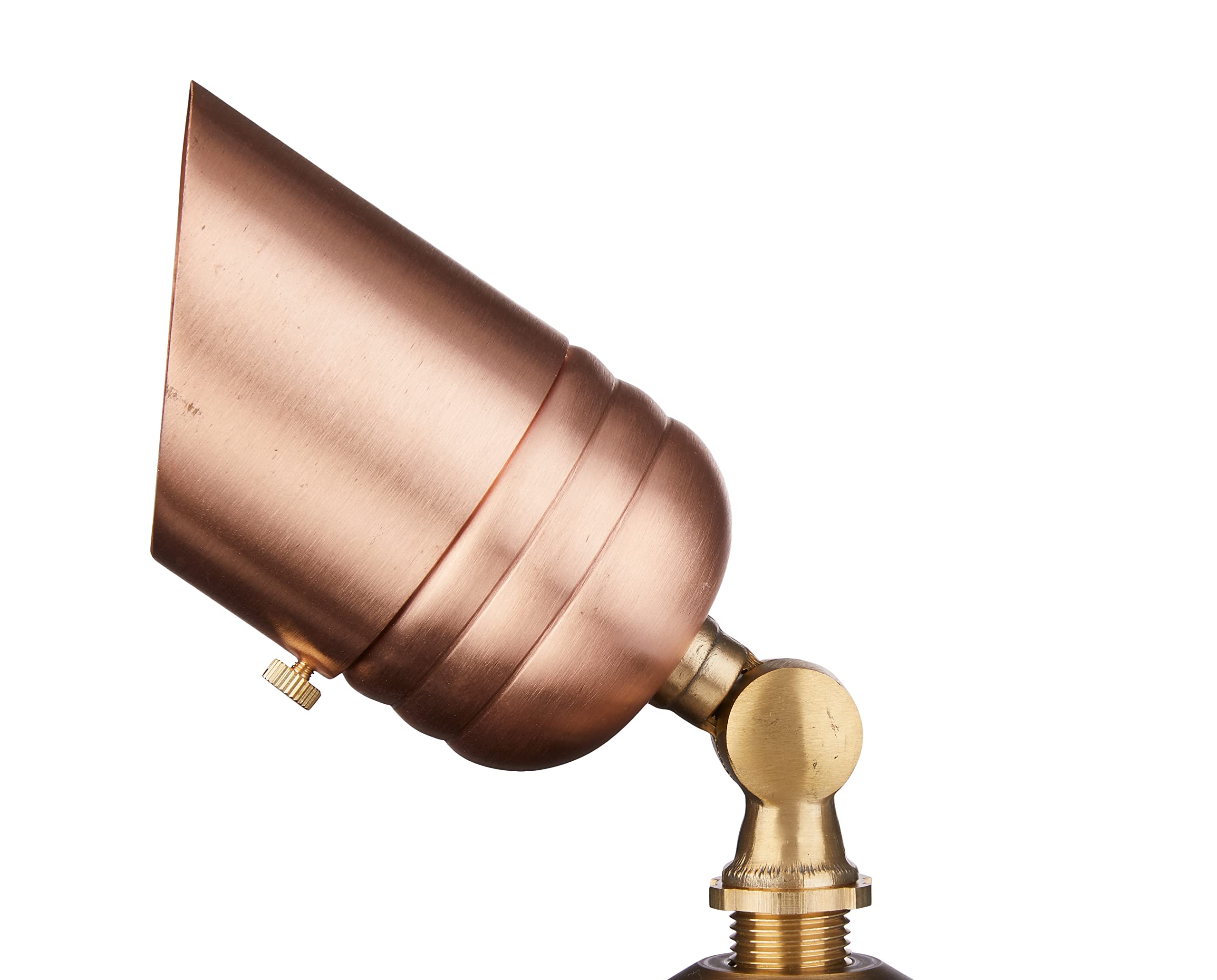 Volt Fat Boy 12V Solid Copper Outdoor Spotlight For Low Voltage Landscape Lighting Of Yard, Lawn, Garden, Patio, Trees & House