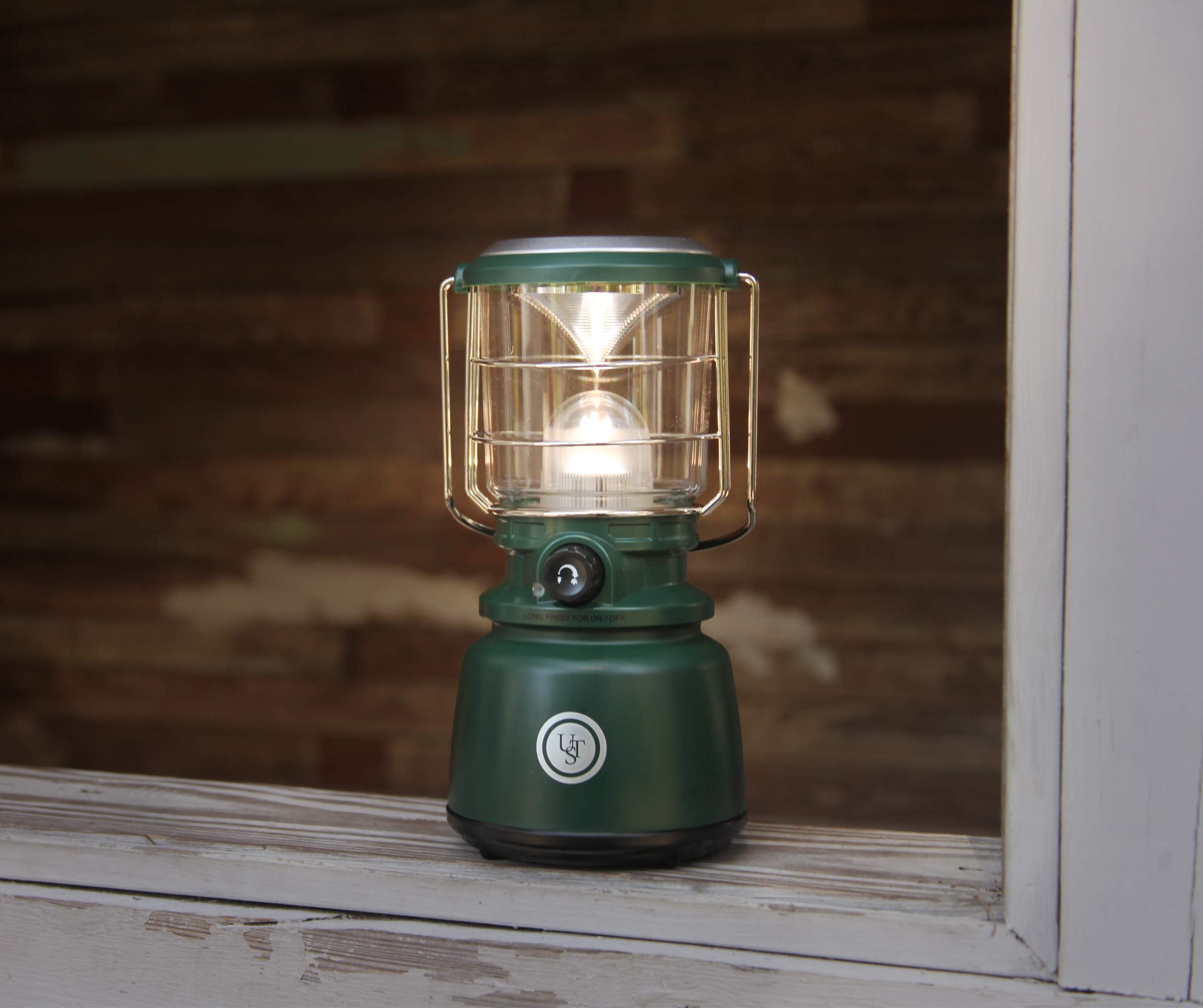 Ust 1,000 Lumen Water Resistant Lantern With Dimmer Switch - Ideal For Camping & Outdoor Use