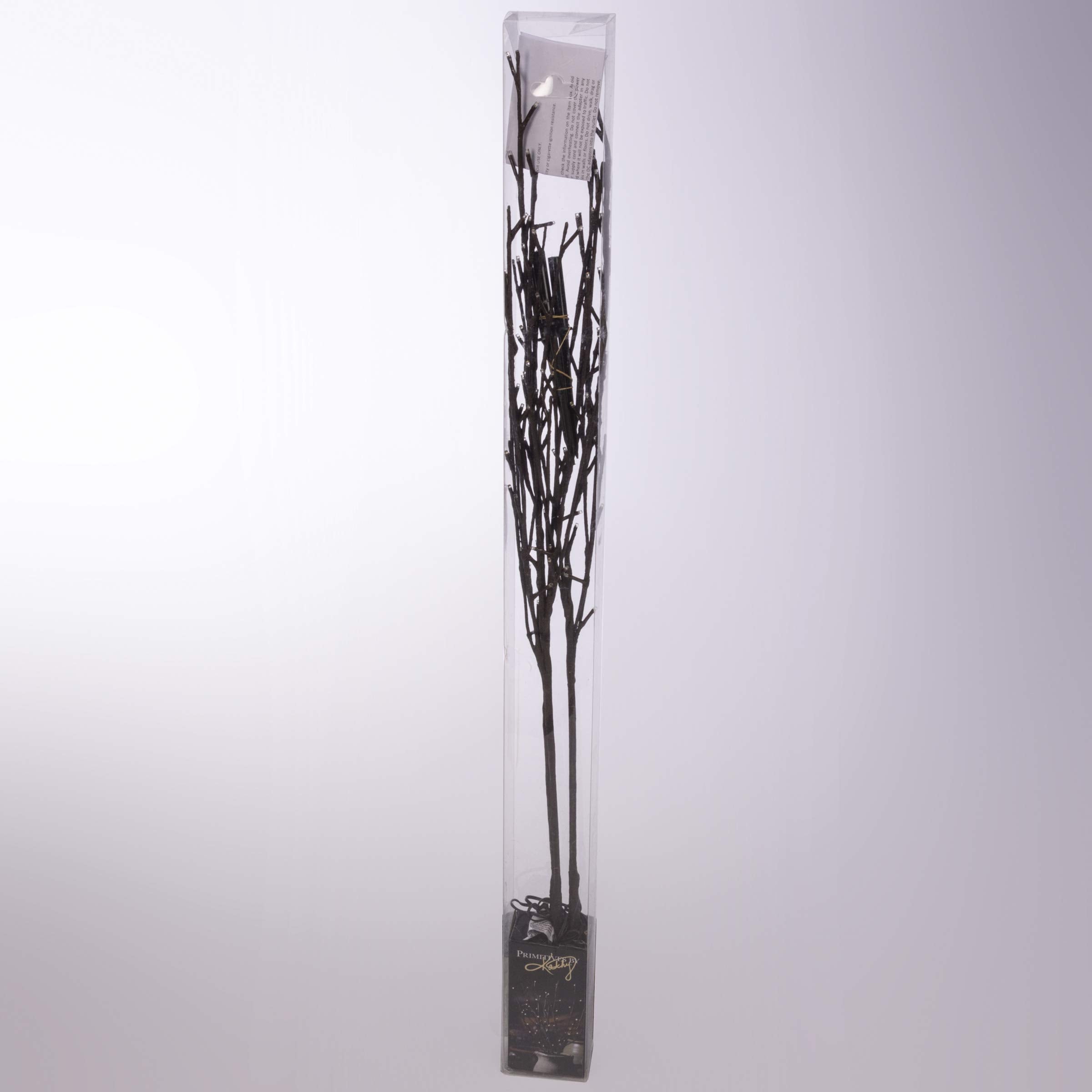 Primitives By Kathy 3-Stemmed Lighted Twig, 39-Inches Tall, Willow