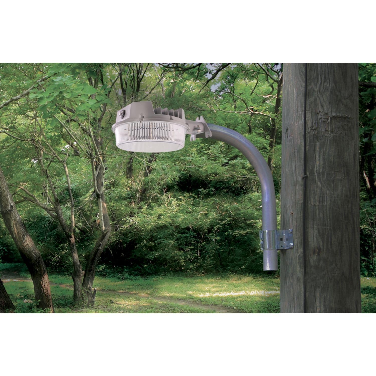 Halo Outdoor Dusk To Dawn Led Wall Light – Area, Street, Garage, Parking Lot, Barn, Security Light – 4000 Lumens