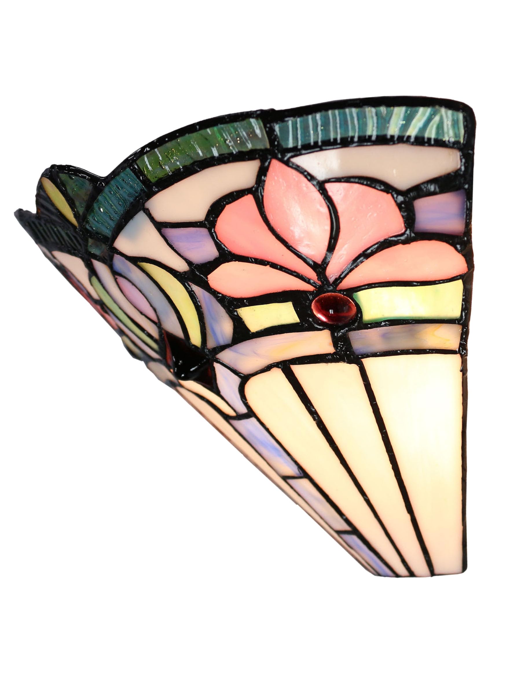 Dale Tiffany Windham Multicolor Metal Wall Sconce - Elegant Home Lighting Decor