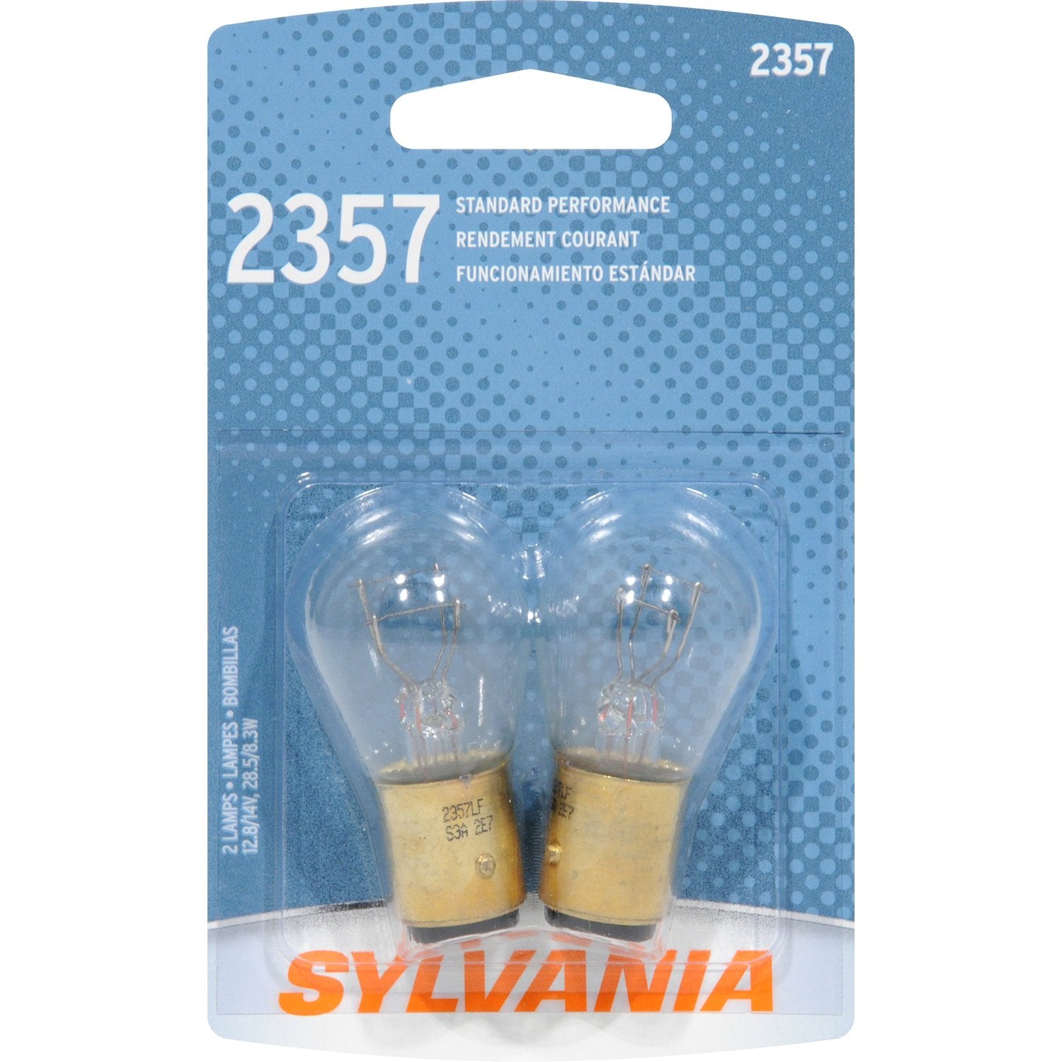 Sylvania 2357 Basic Miniature Bulb, (Contains 2 Bulbs)
