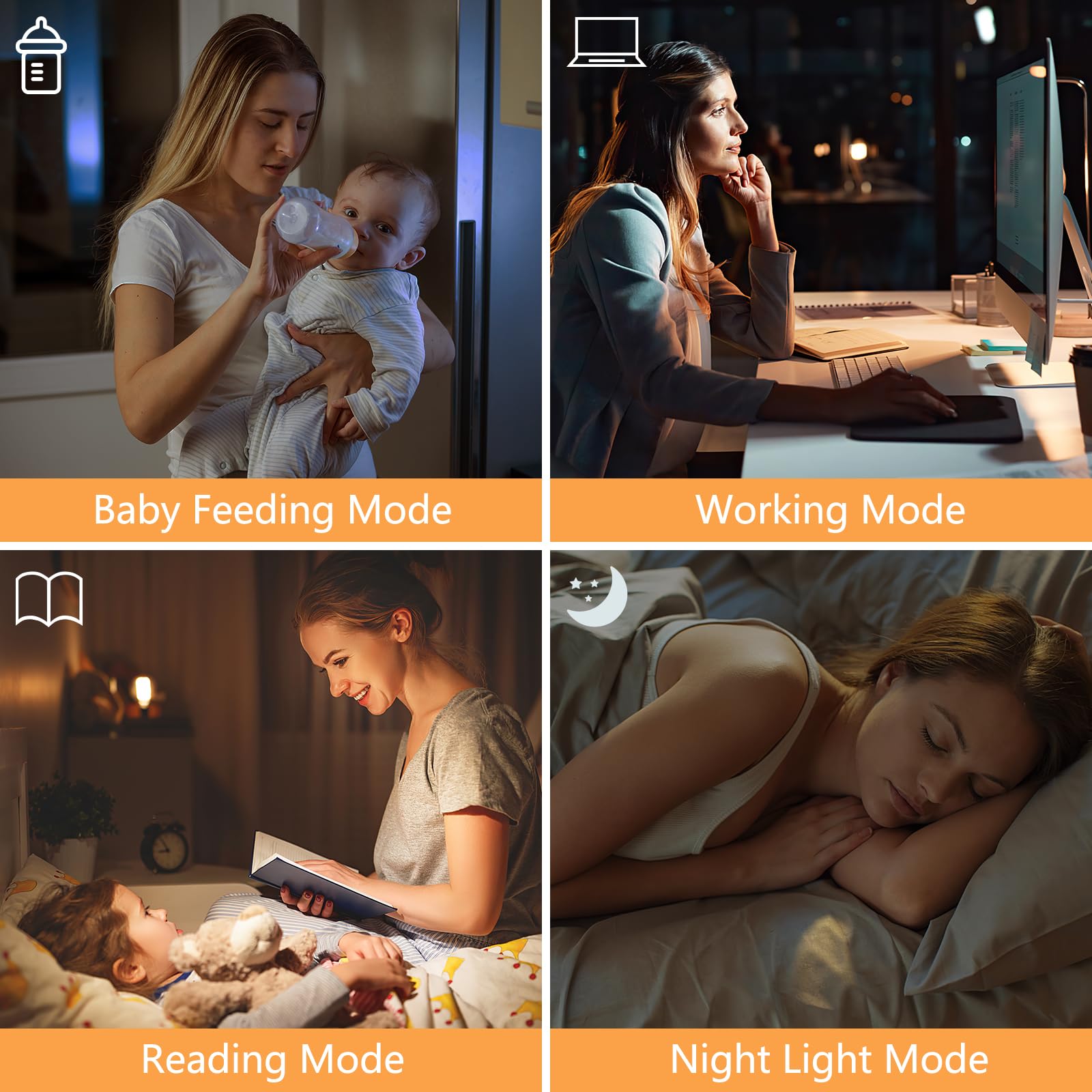 Floor Lamps For Living Room, Modern Standing Lamp, Minimalist Pole Lamps, Stepless Dimmable 9W Bulb Included, Tall Lamp With Lin