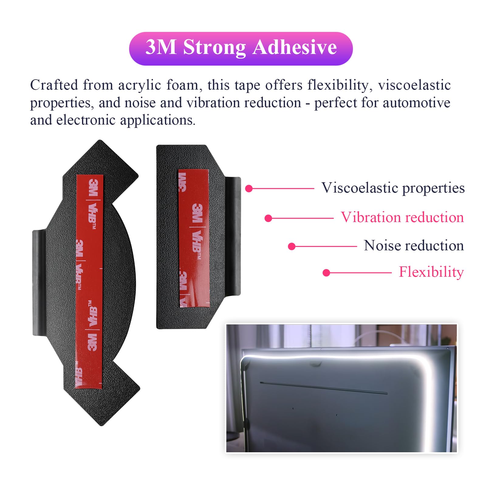 Brackets Set For Philips Hue Play Gradient Light Strip, Hue Light Strip Brackets Kit, Long-Wearing Led Strip Mounting Clips Holder Set Compatible With 55 Inch 65 Inch 75 Inch Philips
