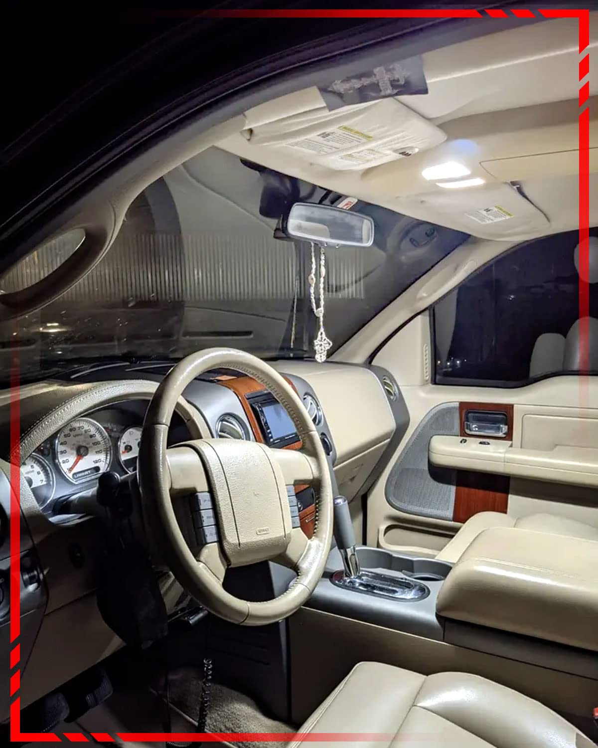 WLTATBUA LED Interior Light Replacement Kit for Mazda CX-5 2013-2024, Super Bright 6000K White Bulbs with Install Tool