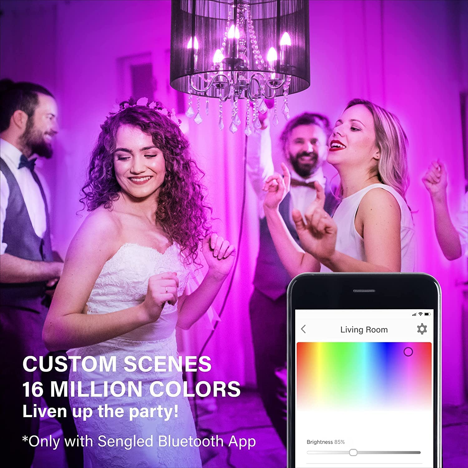 Sengled Alexa Light Bulb, E12 Smart Bulb, Instant Pairing With Alexa Devices, Candelabra Light Bulbs, Smart Chandelier Light Bul