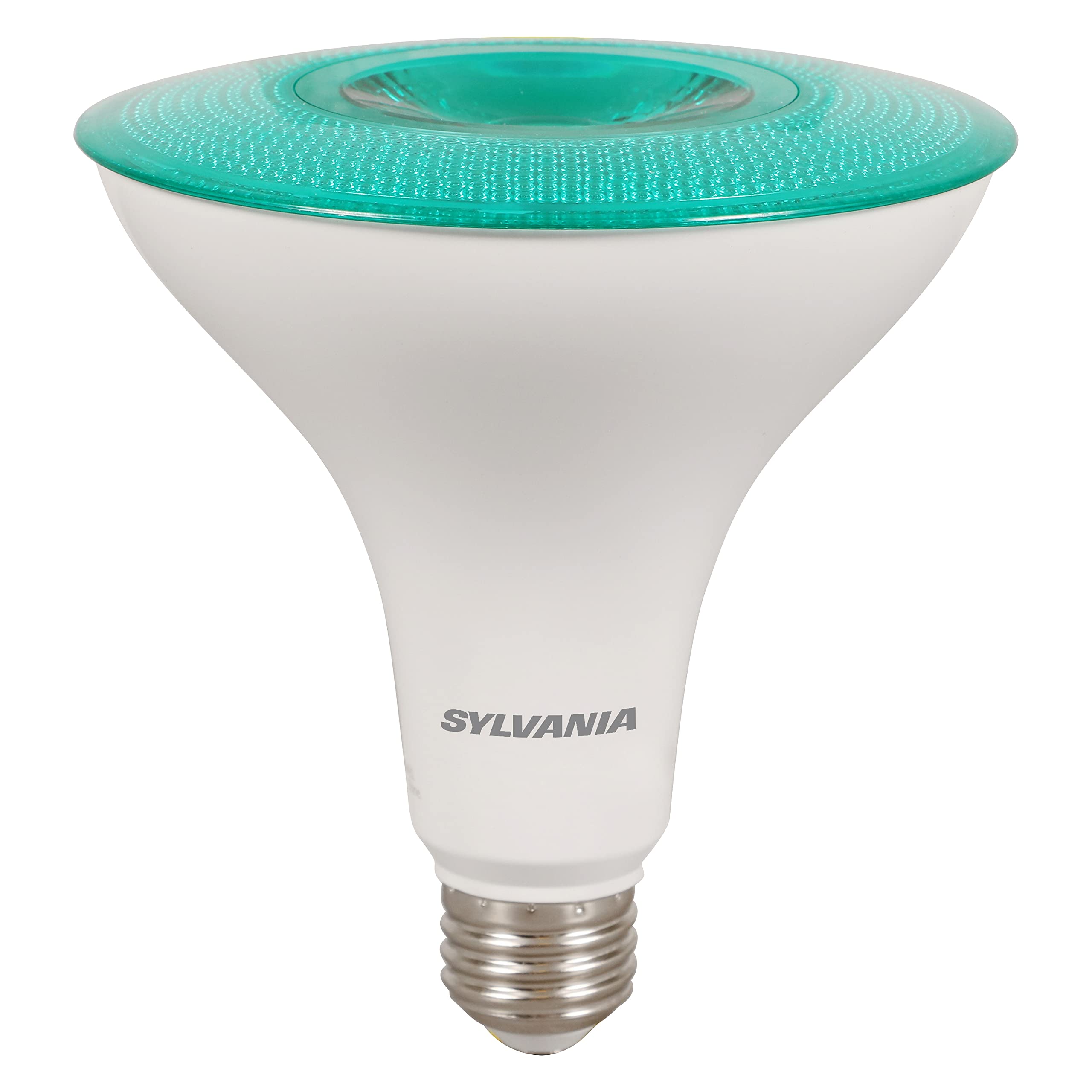 LEDVANCE Sylvania LED Flood PAR38 Bug Light Bulb, 9W Non-Dimmable, E26 Base, Yellow, 1 Count, Model 40822