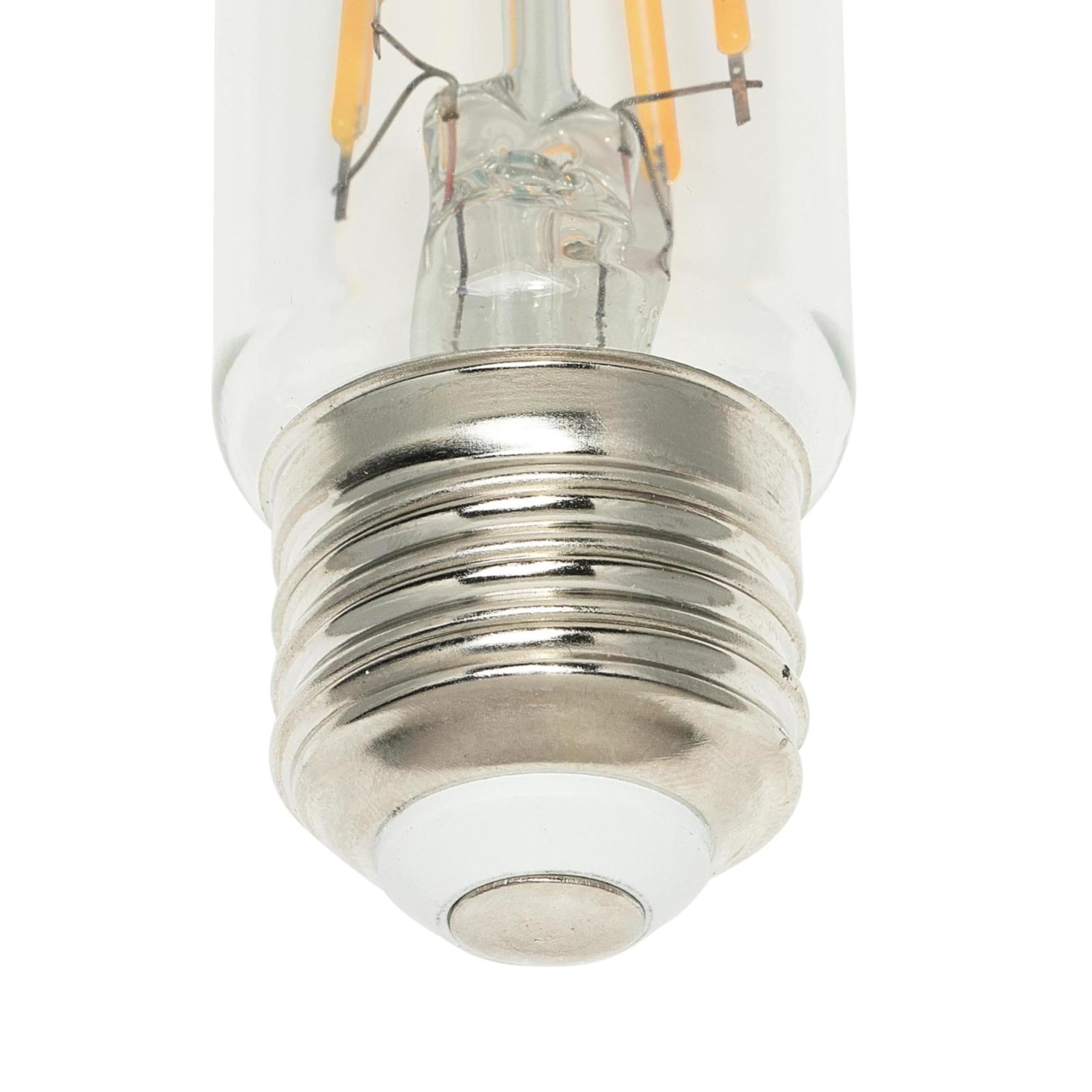 Westinghouse Lighting 5341020 6.5 Watt (85 Watt Equivalent) T10 Dimmable Clear Filament Led Light Bulb, Medium Base, 6 Pack
