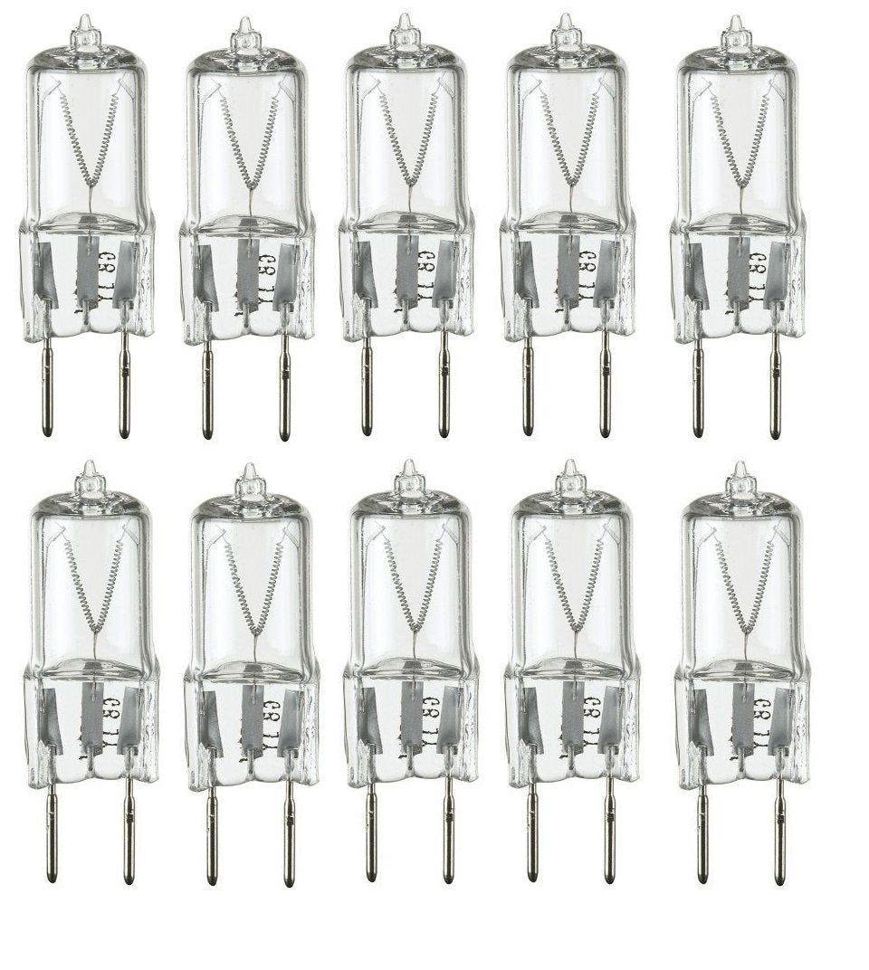10-Pack 20W Xenon G8 Light | Appliance Light Bulbs | - 120V T4 Jcd Type - G8 Bi-Pin Base - Warm White Halogen Replacement For Un