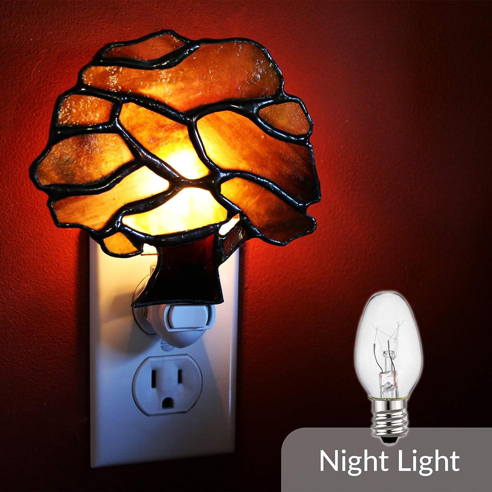 C7 Night Light Bulb 4 Watt,E12 Candelabra Base,15 Lumens,Small Light Bulb,Night Light Replacement Bulbs,Clear, Soft White - 12 Pack