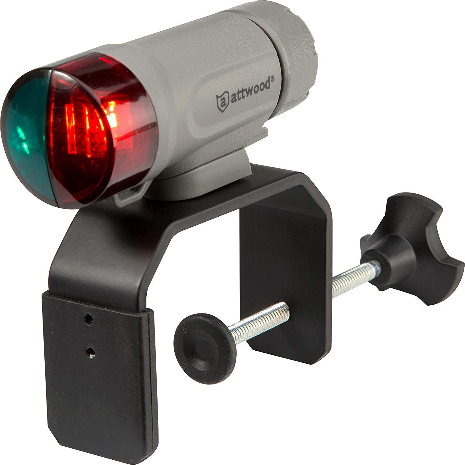 Attwood 14196-7 Water-Resistant All-Craft Portable Navigation Light Kit, Marine Gray Finish