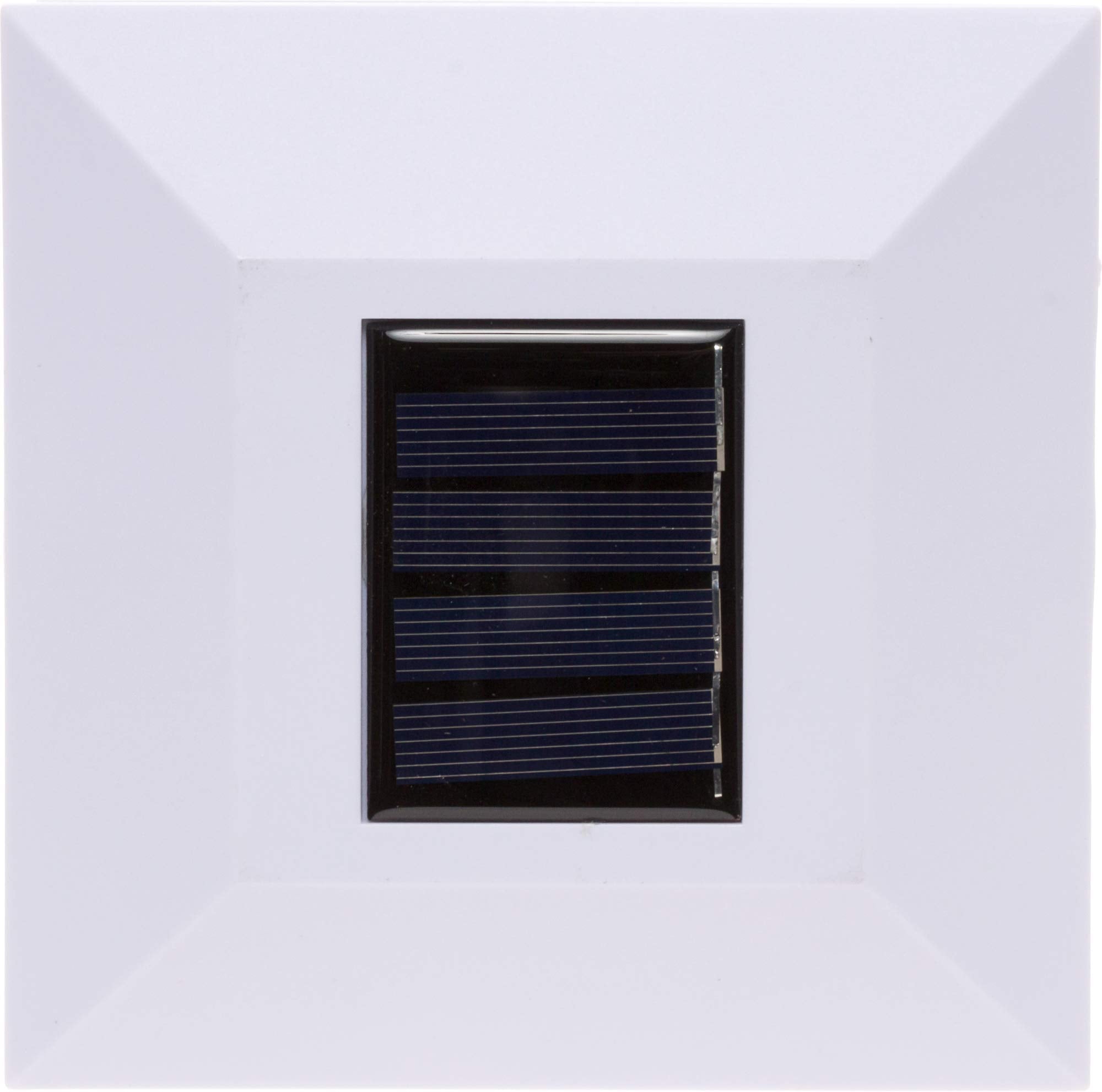 GreenLighting Solar Post Cap Lights, 4x4 & 5x5 PVC/Vinyl, Waterproof, Bright LED, White, 4 Pack, Model TN-1222605