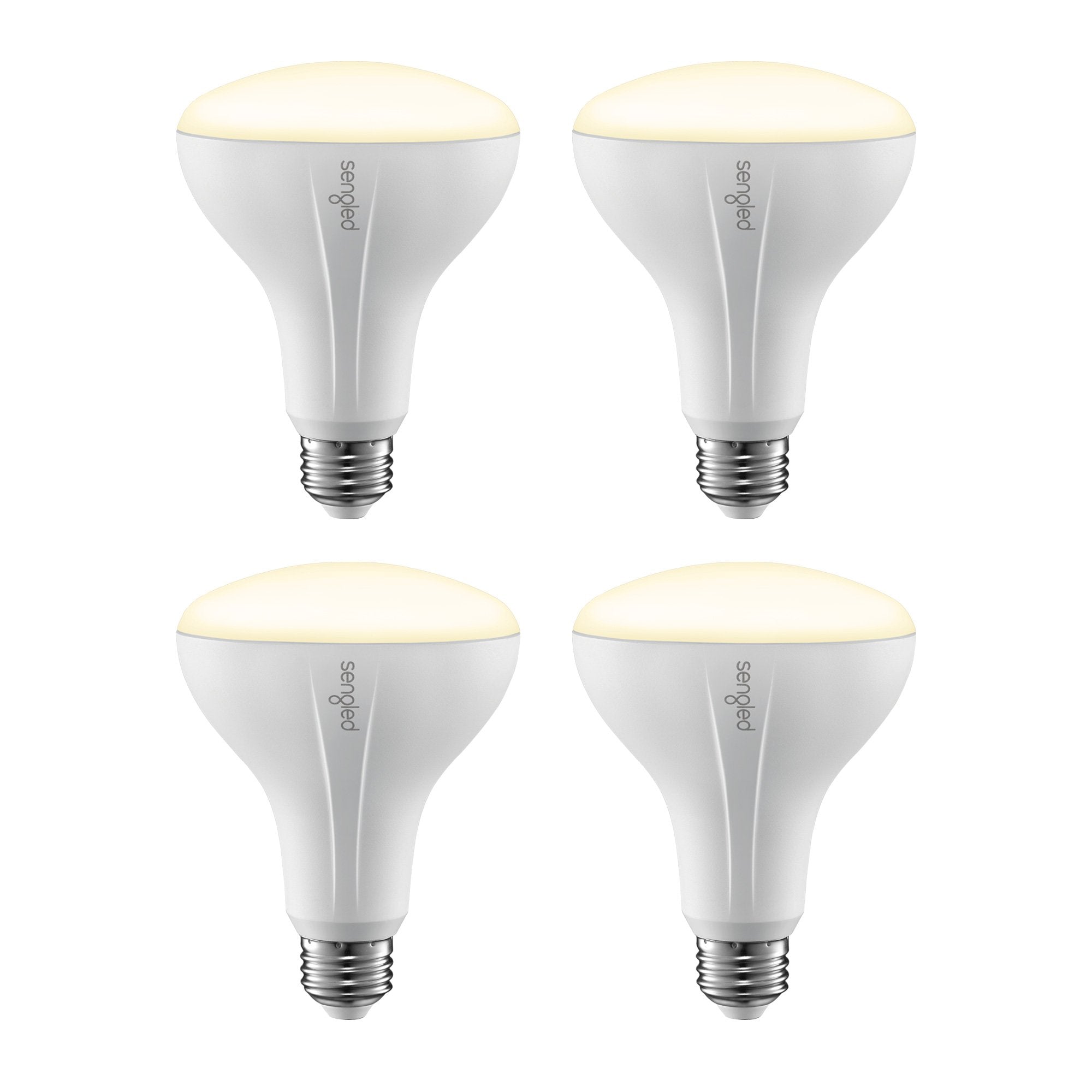 Sengled Smart Bulb BR30, Dimmable Flood Light, 9W, 650 LM, Soft White 2700K, 4 Pack, Zigbee Hub Required