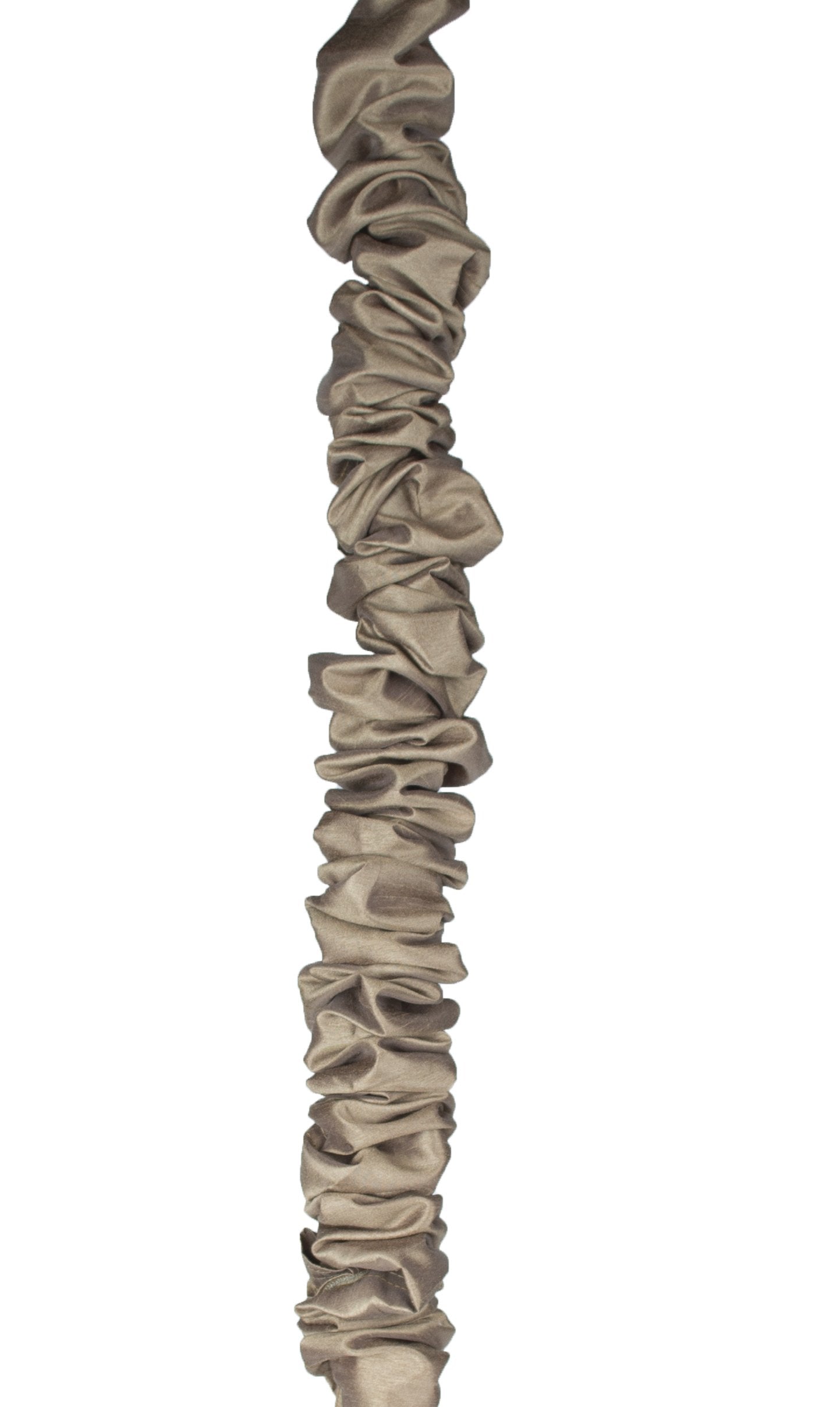 Urbanest Chandelier Chain Cord Cover, 9-Foot, Taupe Faux Silk