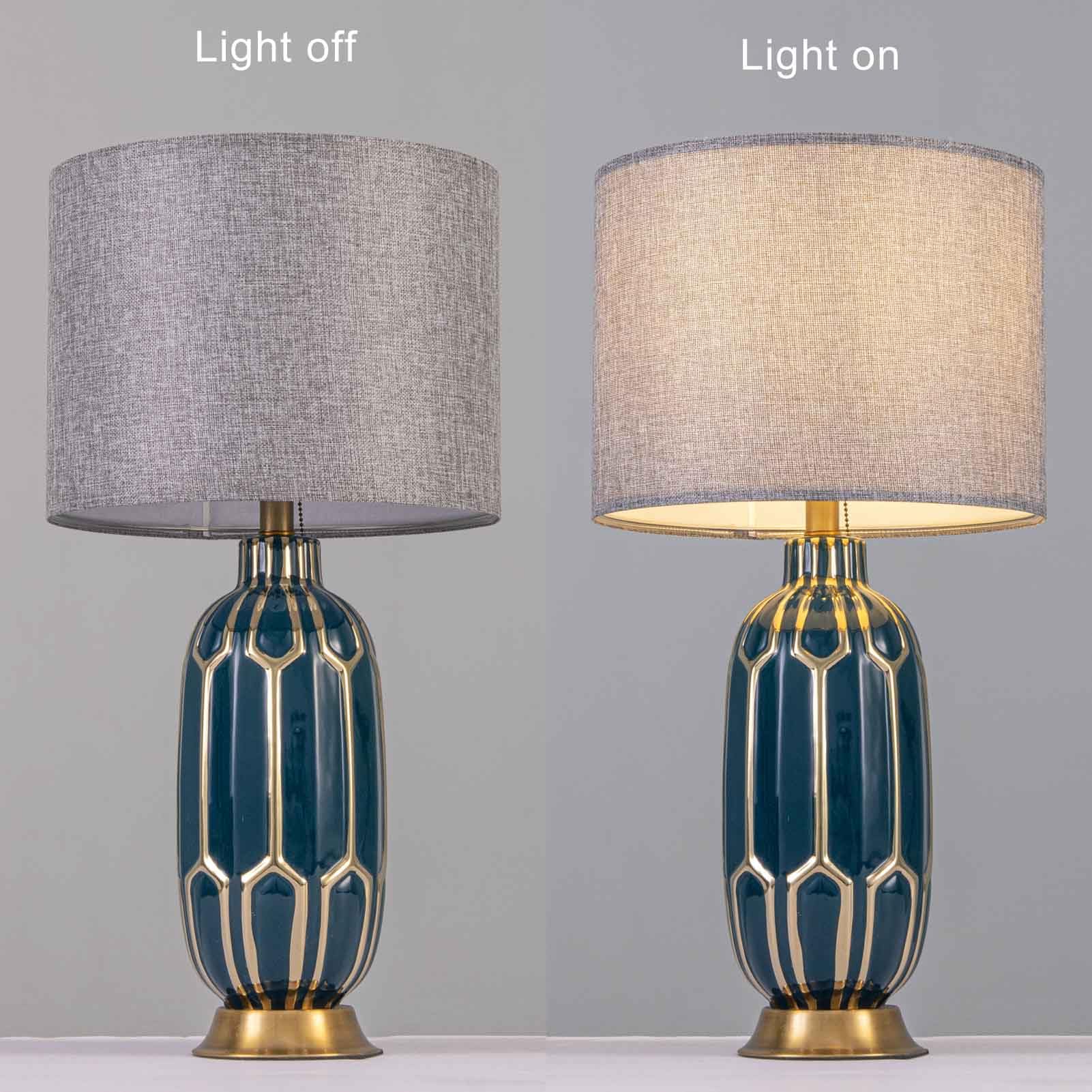 Wellmet 14x14x11 Assembly Required Lampshade for Table Lamp, Bedside Lamp, Floor Lamp, Fabric Drum Lampshade Classic Modern Styl