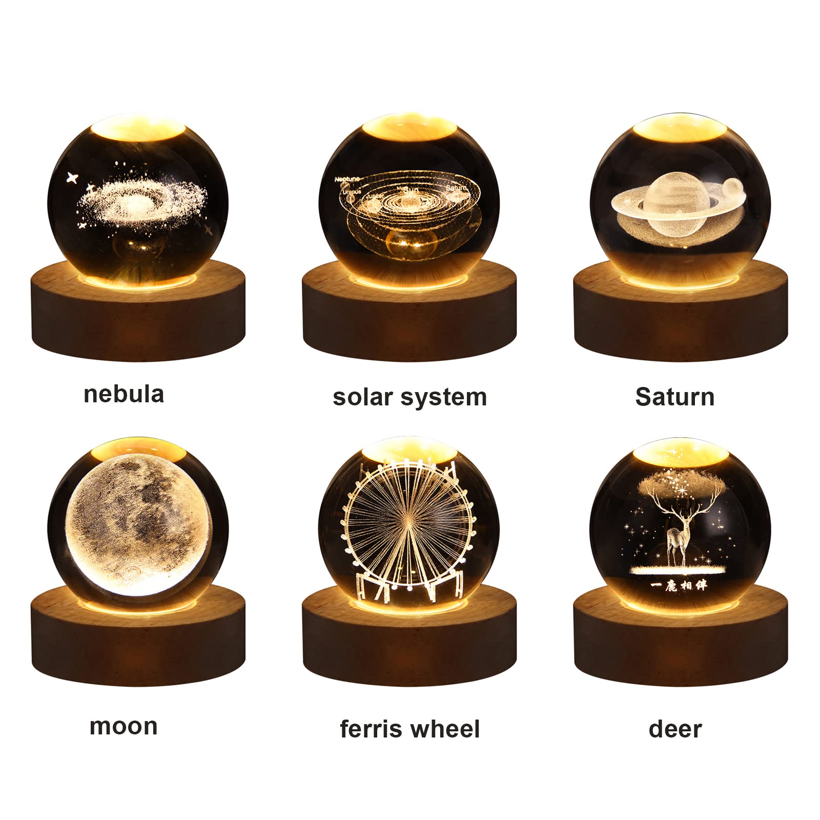 Dniebw Moon Lamp Galaxy Lamp 5.1In Led 3D Moon Light Moon Night Light Gifts For Girls Boys Kids Women Birthday
