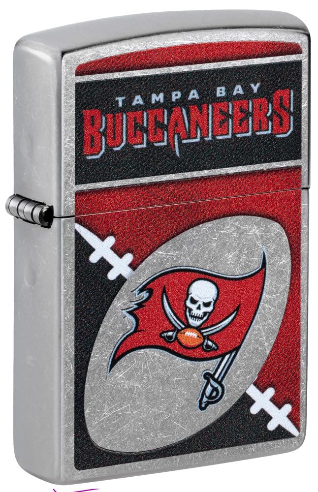 Zippo Nfl Tampa Bay Buccaneers Street Chrome Pocket Lighter