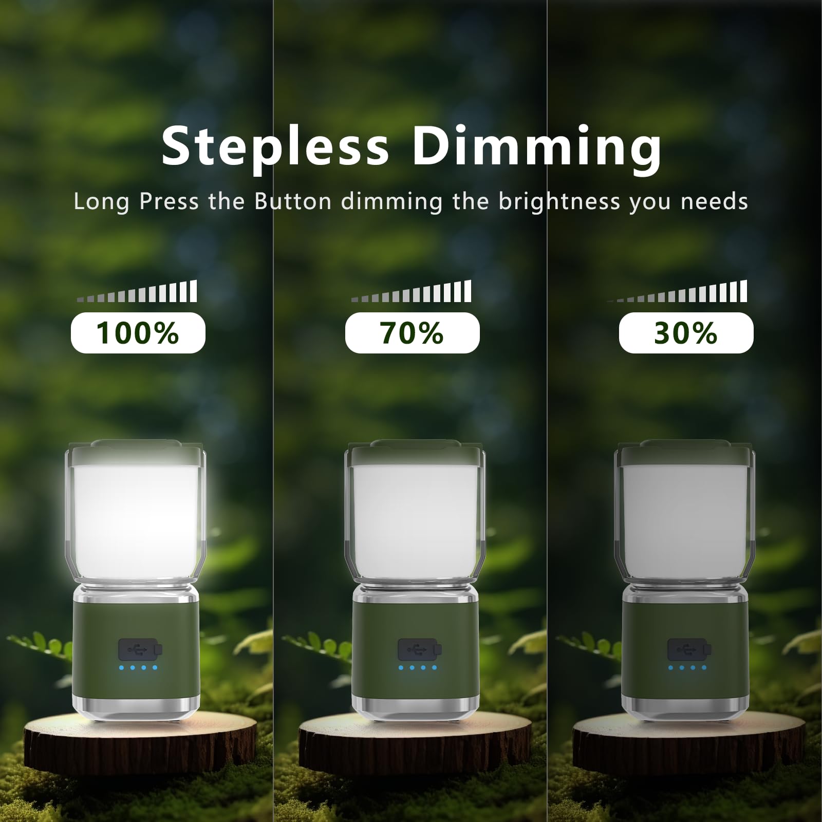 Led Camping Lantern Rechargeable  2000Lm Small Camping Lights Lantern With Redlight&20Hours Runtime&Stepless Dimming  Hurricane Emergency Lights For Power Outages  Waterproof  Camping Essentials 6Pcs