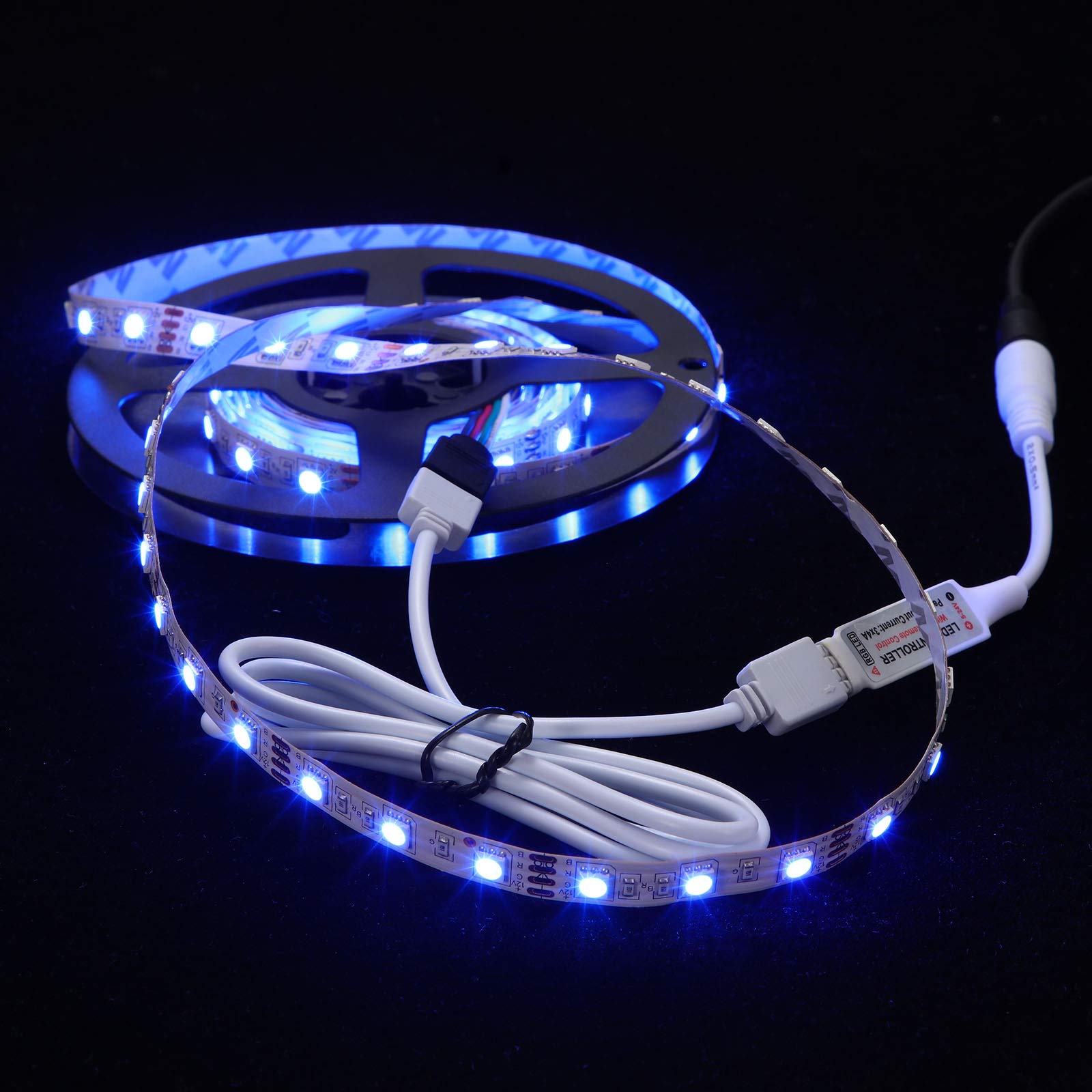 Honoson 5050 4 Pin Rgb 10Mm Led Strip Connector Kit Rgb Extension Cable, Led Strip Jumper, 2 Way Rgb Splitter Cable, L , T, Gapl