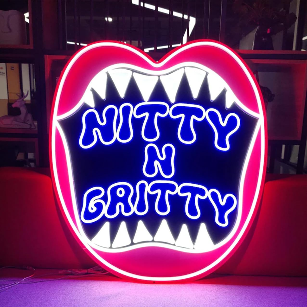 JEMESI Custom UV Printed Neon Sign for Wall Decoration, 18x3 inches, Personalized Design