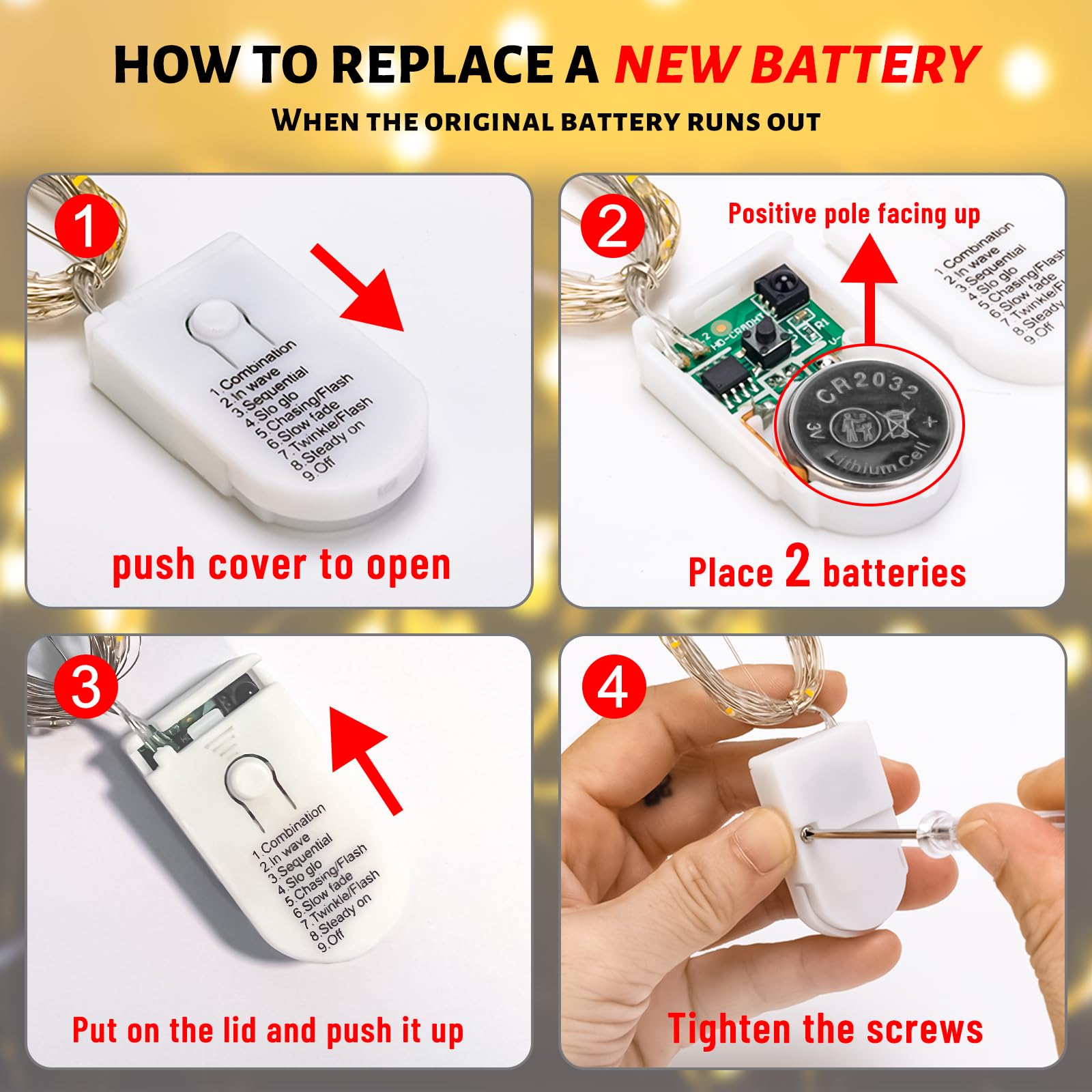 Sinamer 6Pcs Fairy Lights Battery Powered With Remote, 7Ft 20Leds Warm White Twinkle Mini Lights With Timer, Waterproof Small Silver Wire Firefly Starry For Diy Wedding Party Christmas