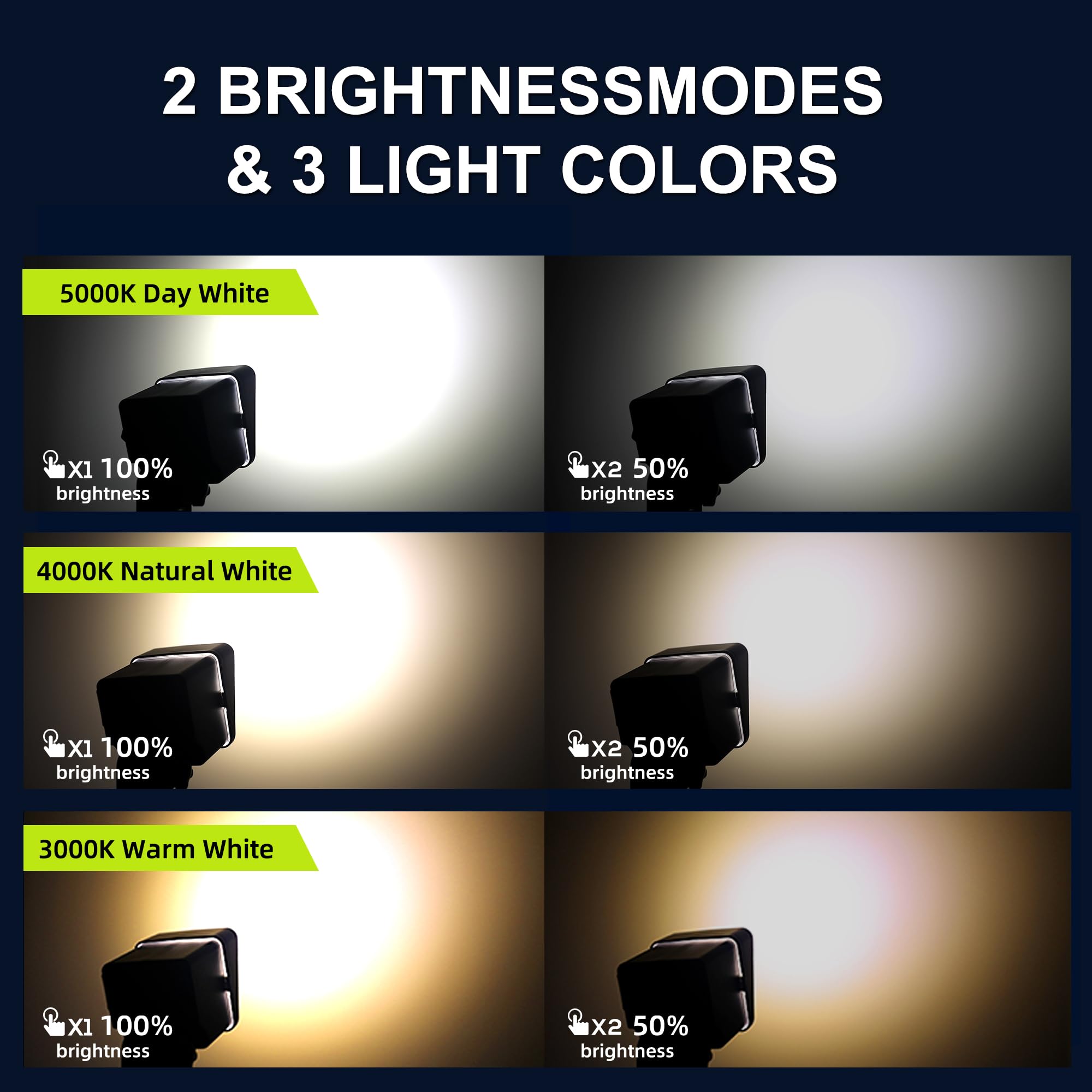 Solar Spot Light Landscape Lighting - 3 Pack Of Outdoor Landscaping Light, 500 Lumen Garden Or Accent Lighting For House Or Tree