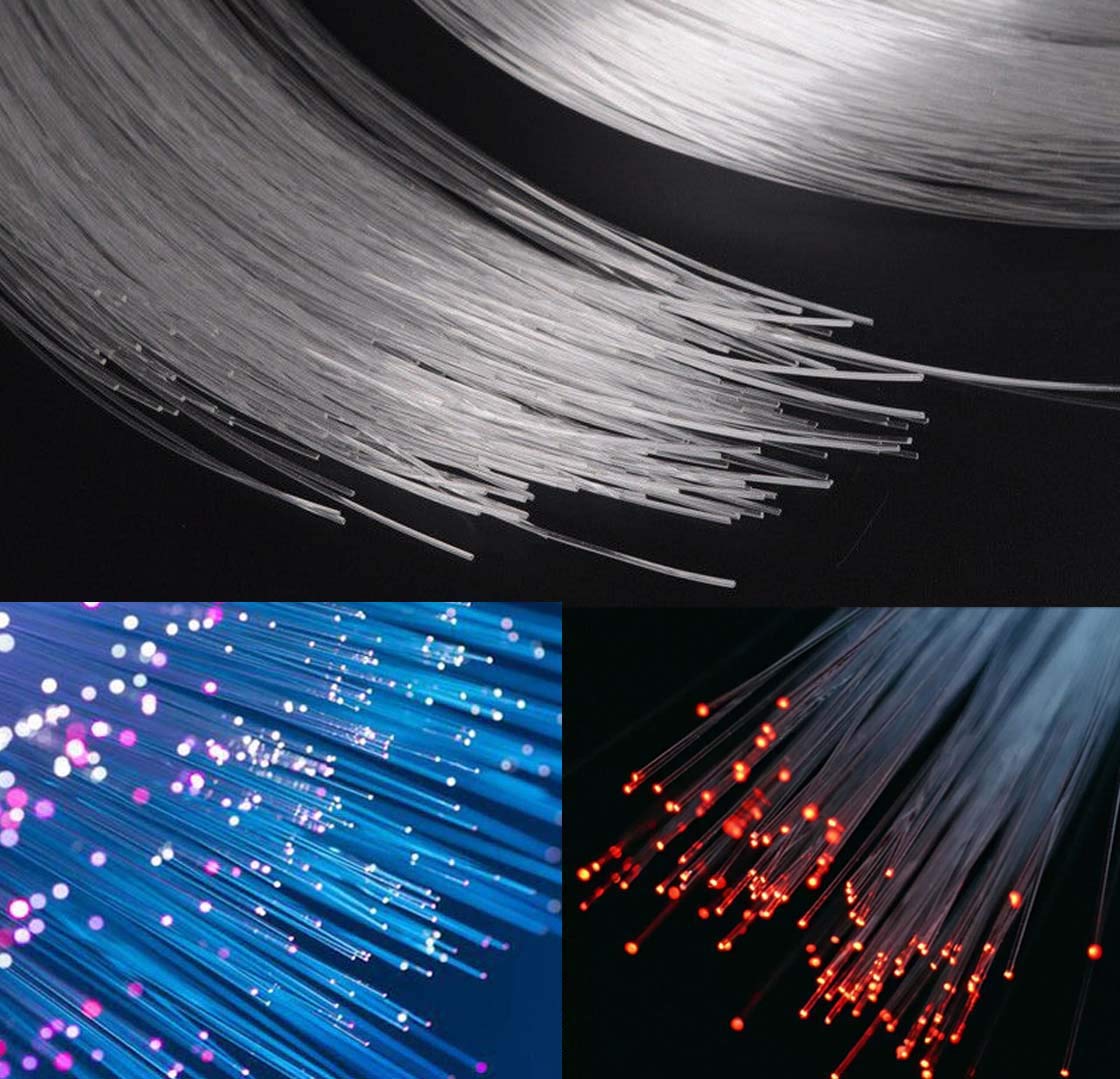 Azimom 100M Pmma Plastic End Glow Fiber Optic Cable 0.5Mm For Star Sky Ceiling Led Lights
