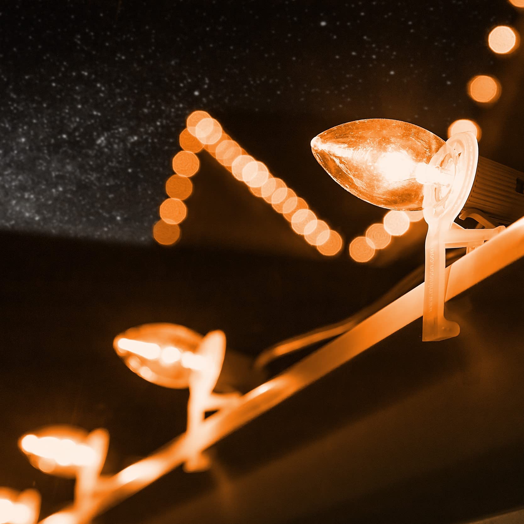 Set Of 500 Holiday Lighting Outlet C9 Led Christmas Lights | Orange C9 Led Filament Lights | C9 Christmas Light Bulbs For Indoor