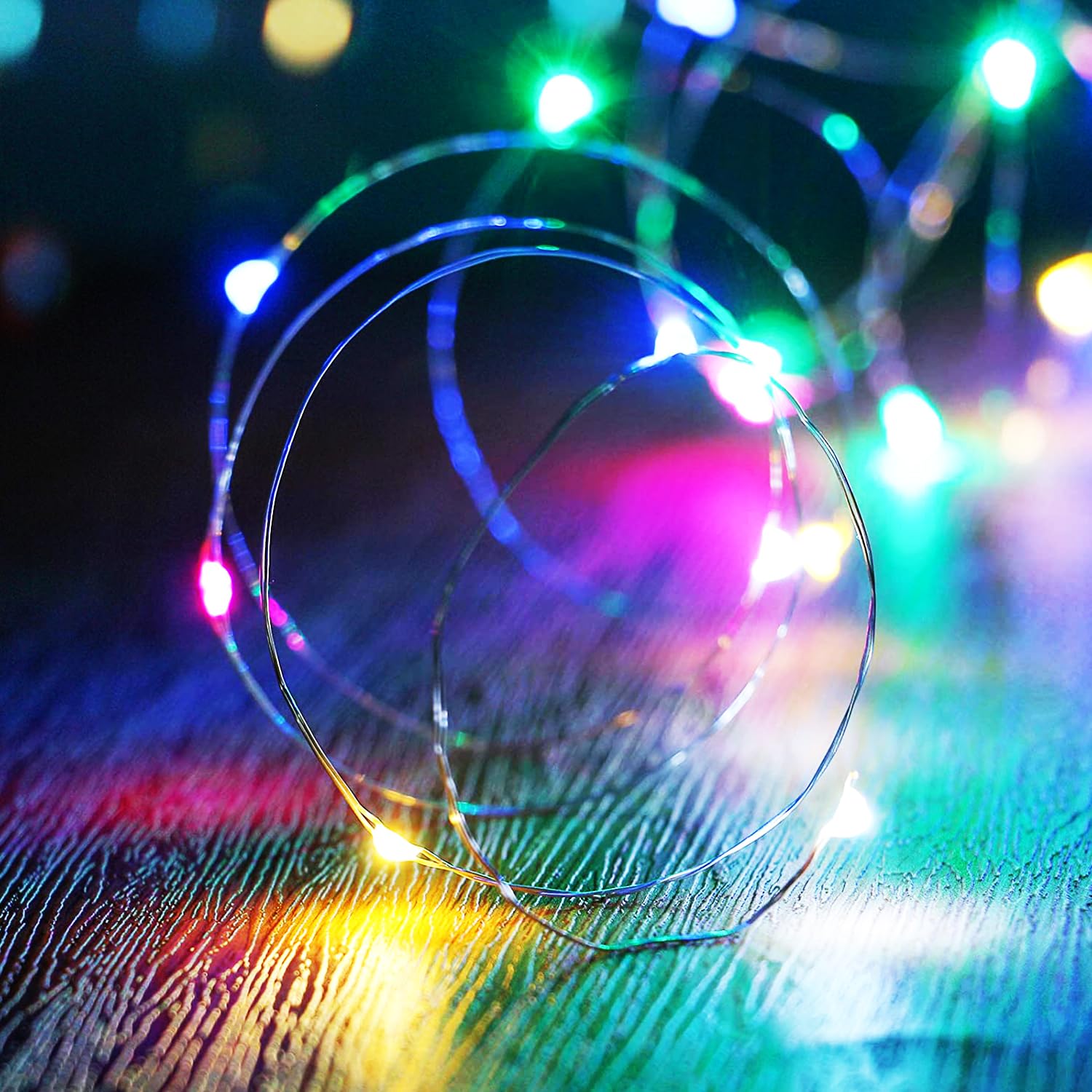Bebrant Led Rope Lights 33Ft, 100 Leds, Waterproof, Remote Control, Multi-Color For Outdoor Decor