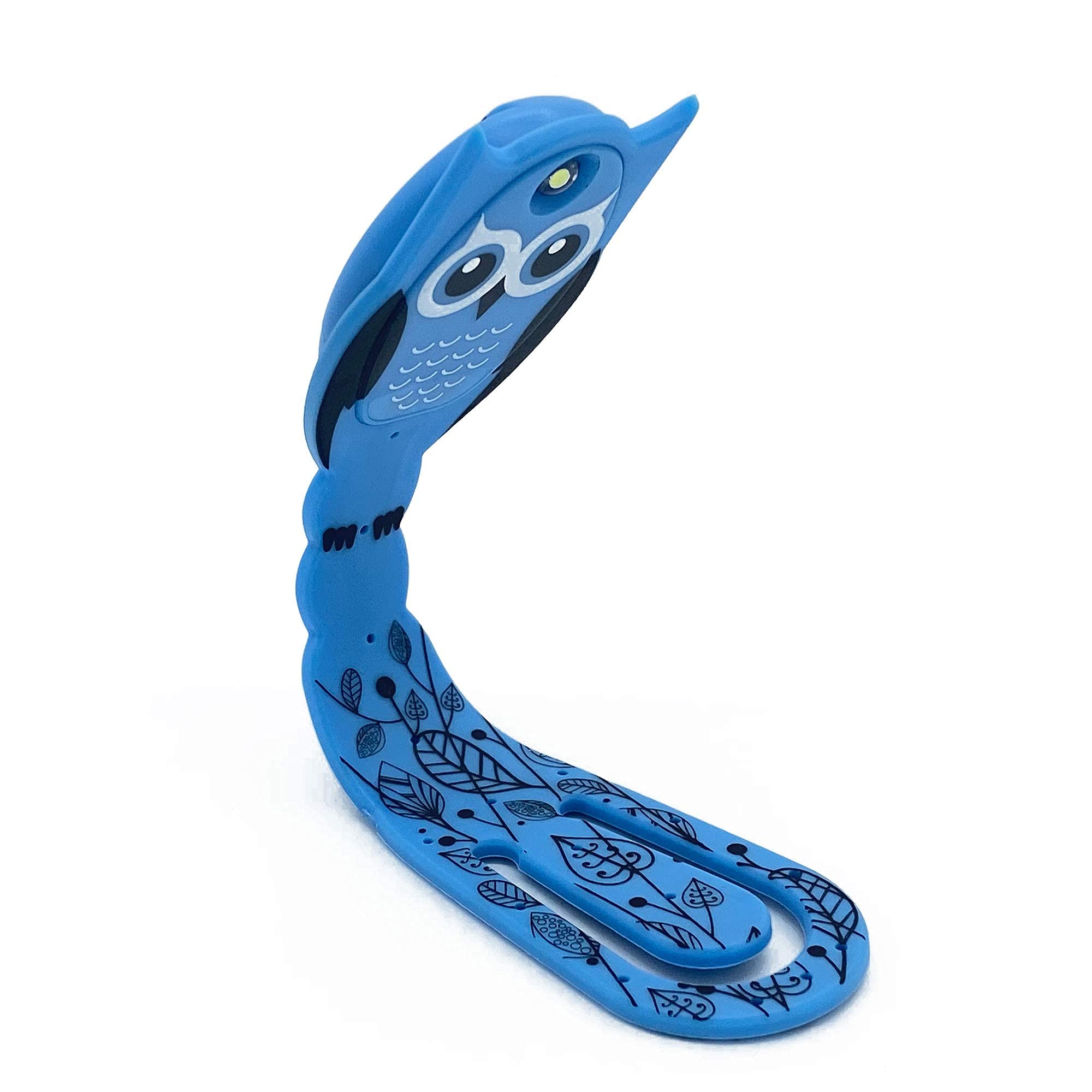 Gifts for Readers & Writers Flexilight Pal Bookmark Light - 2-in-1 LED Clip-On Reading Lamp, Battery Operated, Owl Color