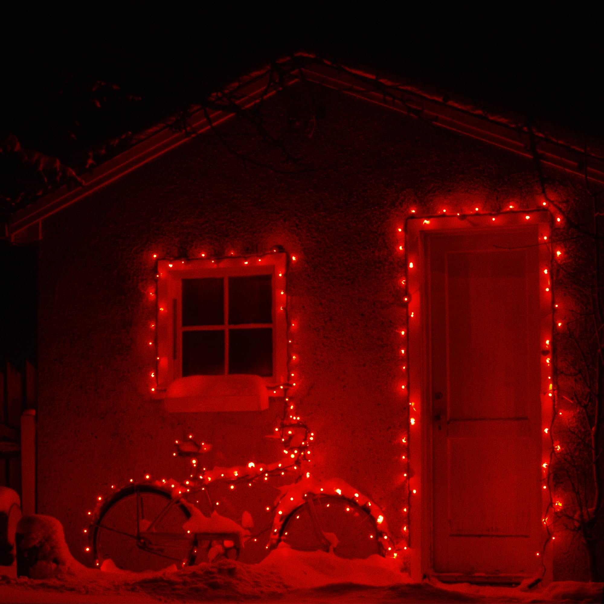 Solar String Lights For Outside  39Ft 100 Led Solar String Lights Outdoor With 8 Modes Solar Lights For Outside Waterproof For Yard  Fence Balcony  Party Christmas Tree Decorations (Red)