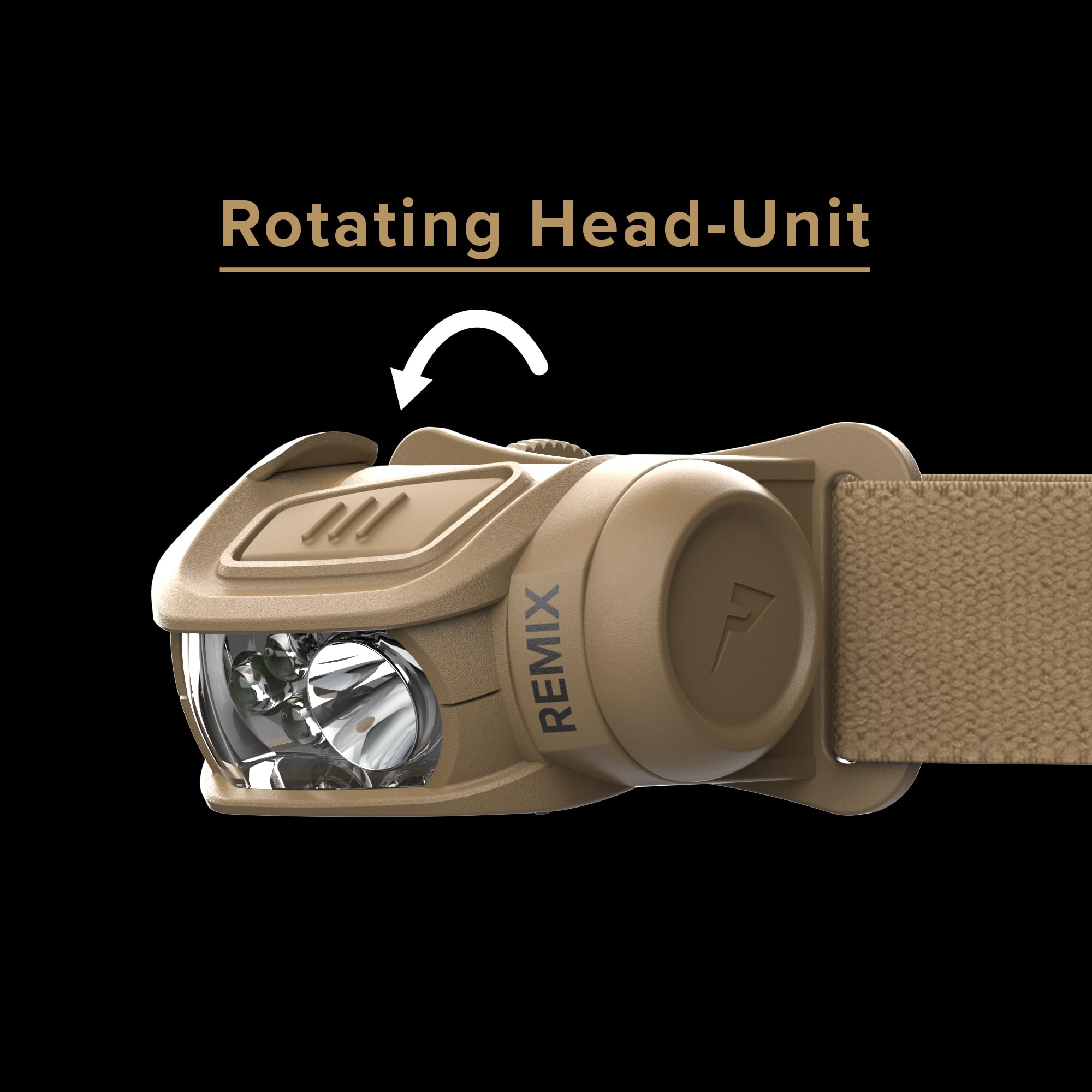 Princeton Tec Remix Led Headlamp - 300 Lumens, Tan With Red Leds, One Size