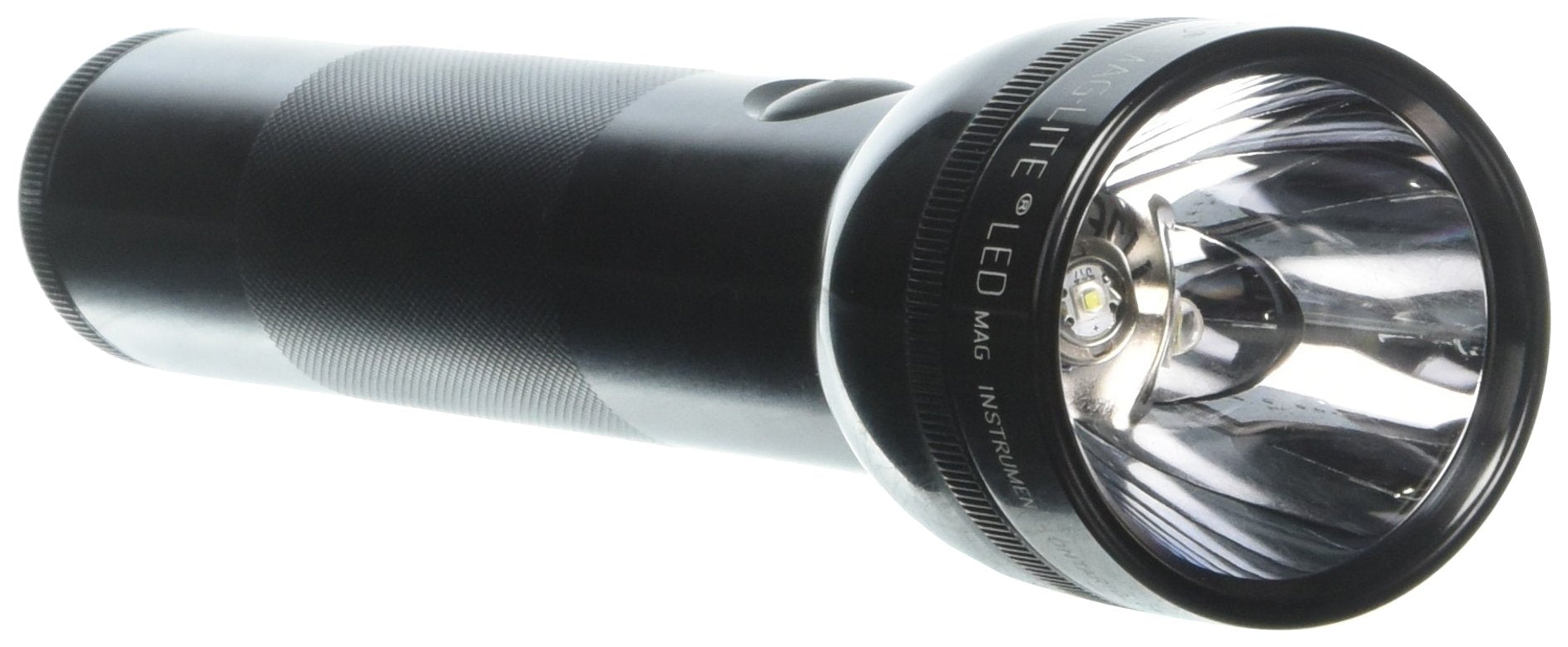 Mag-LED Flashlight, 134-Lumens, Black Aluminum