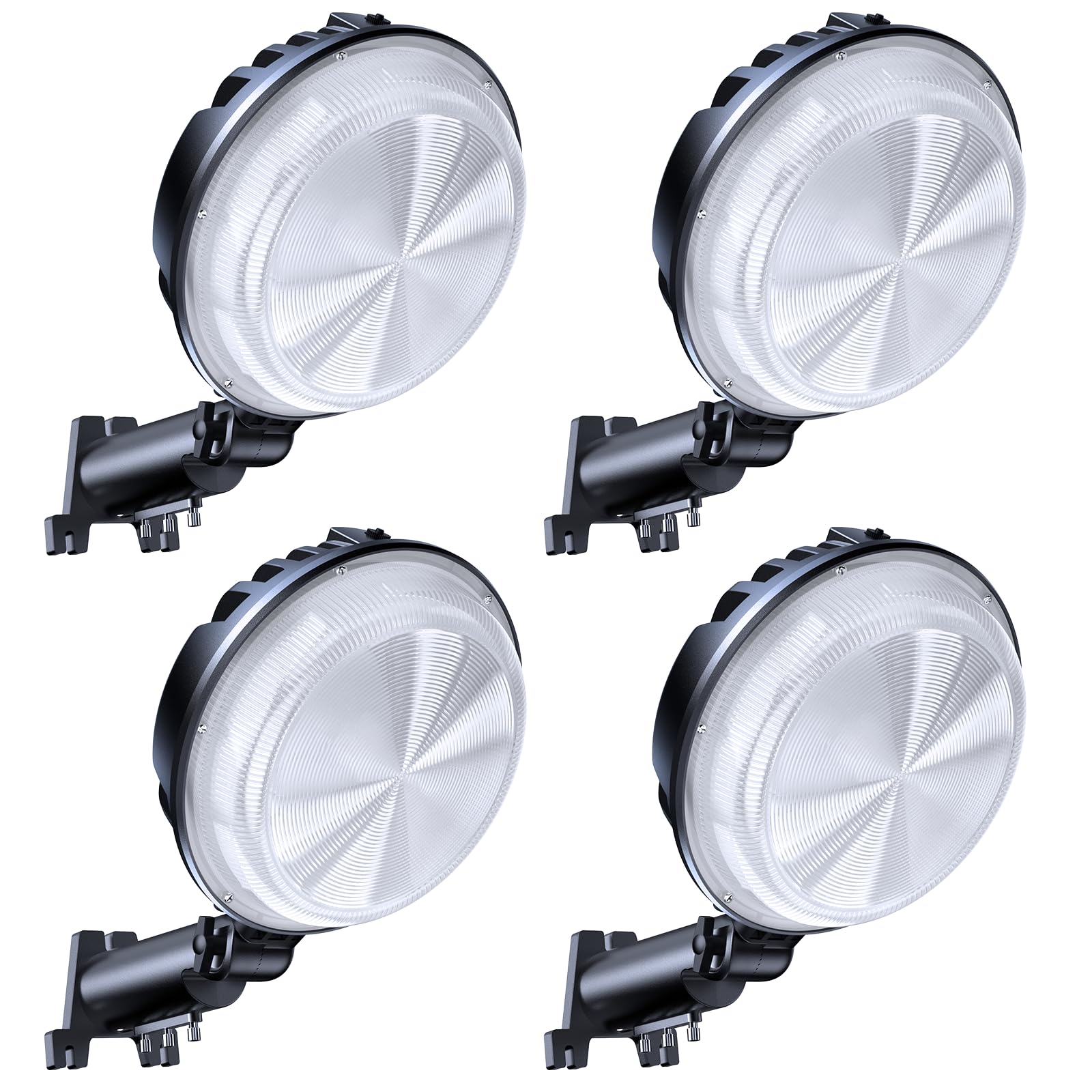 Moontip 150W 4 Pack Led Barn Light, 20000Lm Dusk To Dawn Outdoor Lighting With 150° Adjustable Photocell, 6500K Daylight Yard Lights, Ip66 Waterproof Area Street Light For Farmhouse Barns Warehouse