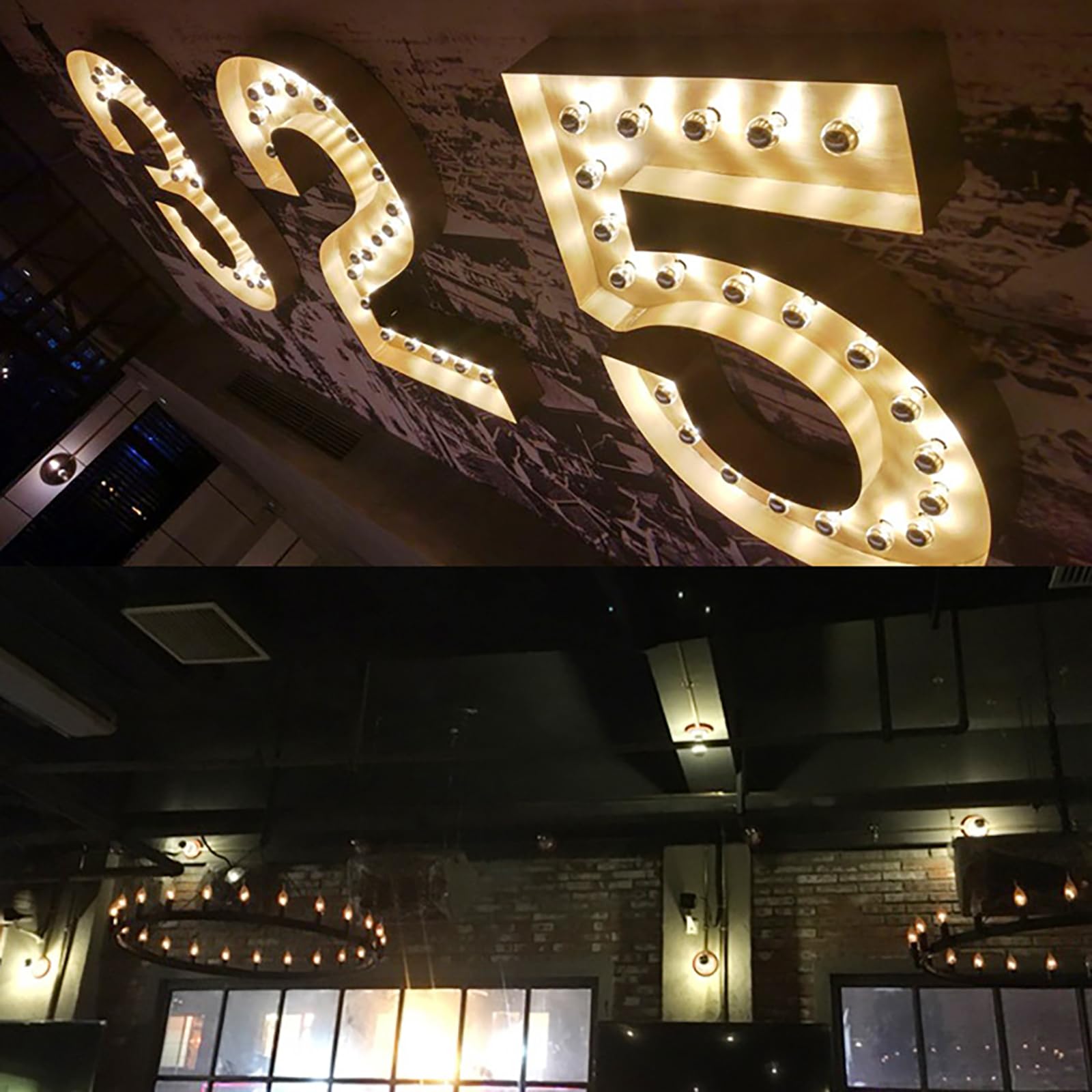 Maotopcom 4 Pack Dimmable G45 Edison Led Bulbs, Silver Tipped Vintage, 2700K Warm White