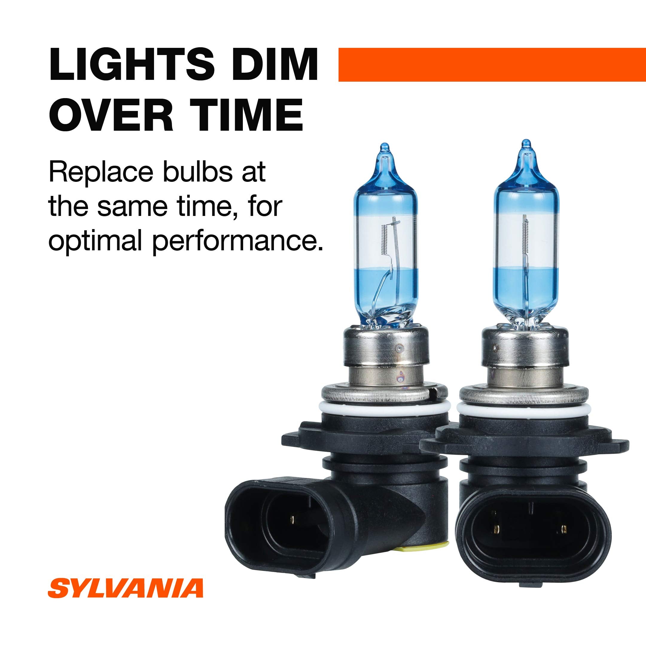 SYLVANIA 9012 SilverStar Ultra Halogen Headlight Bulb - High Beam, Low Beam, Fog - Silver