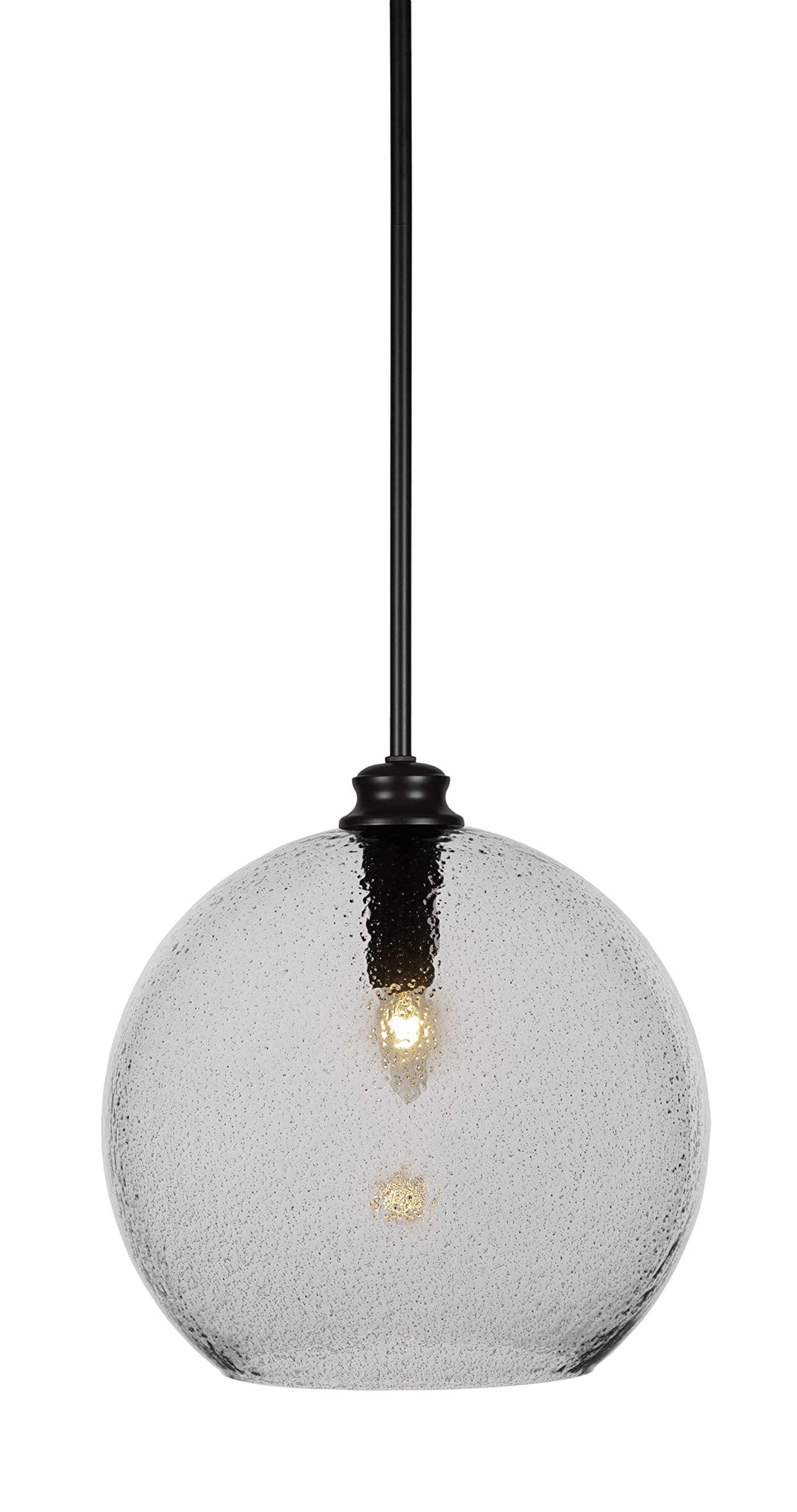 Toltec Lighting Kimbro 1 Light Pendant in Matte Black (70-MB-4392)