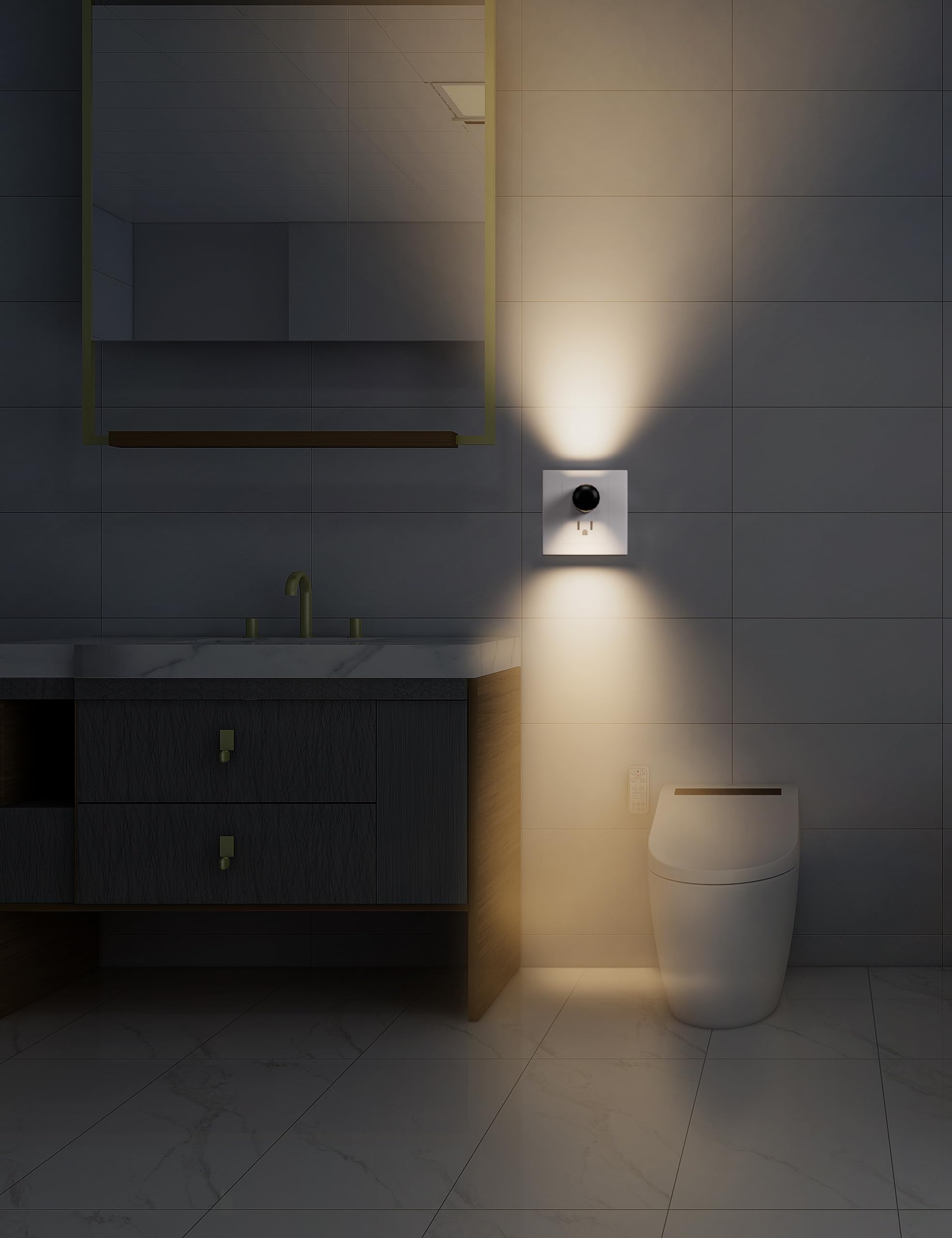 TSEXES LED Night Lights 6 Pack with Dusk to Dawn Sensor, 3000K Soft White, Plug-in for Kids, Kitchen, Hallway, Bathroom, Bedroom