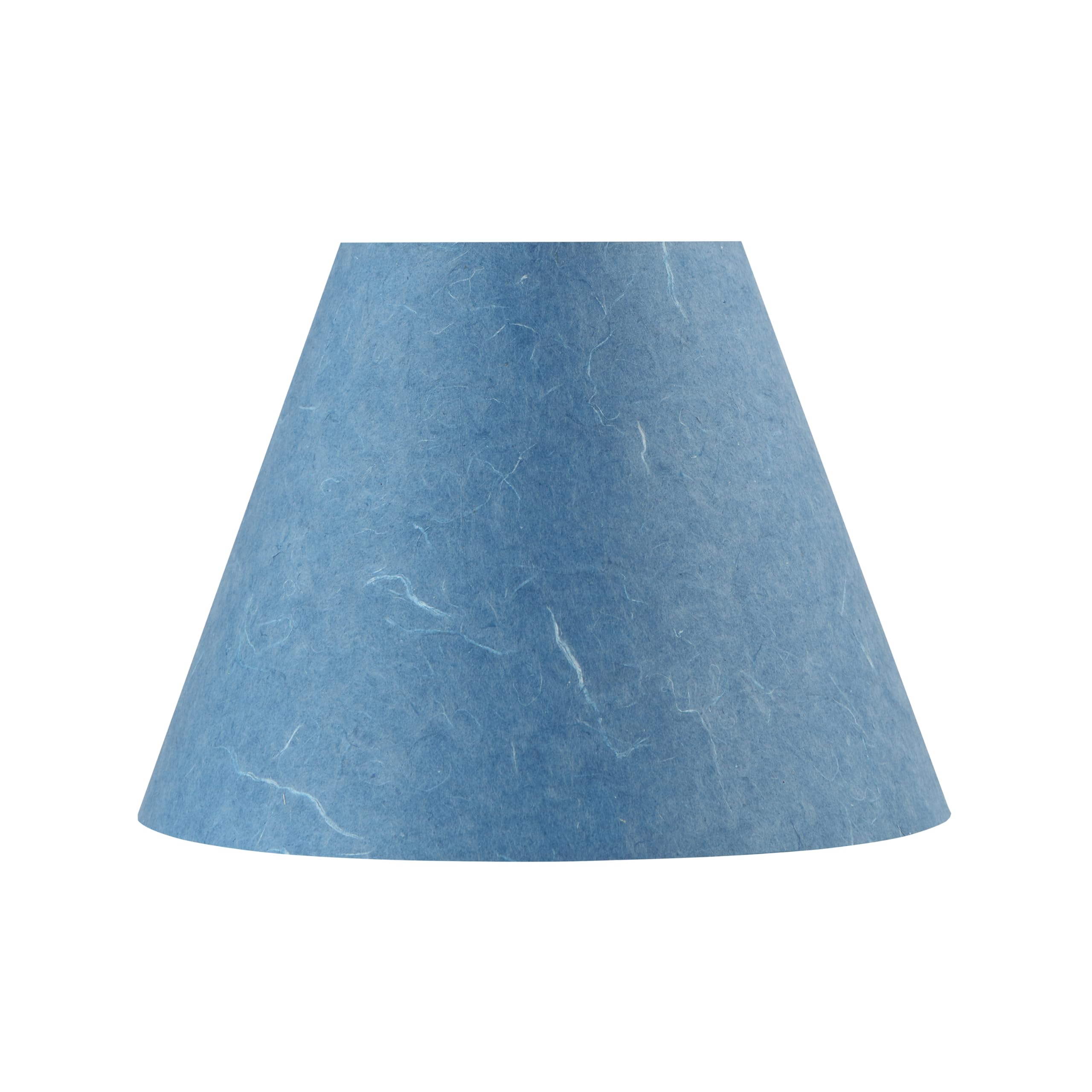 Aspen Creative 32641 Transitional Empire Shape Spider Construction Lamp Shade, Pigeon Blue, 6" Top X 12" Bottom X 9" Slant Height