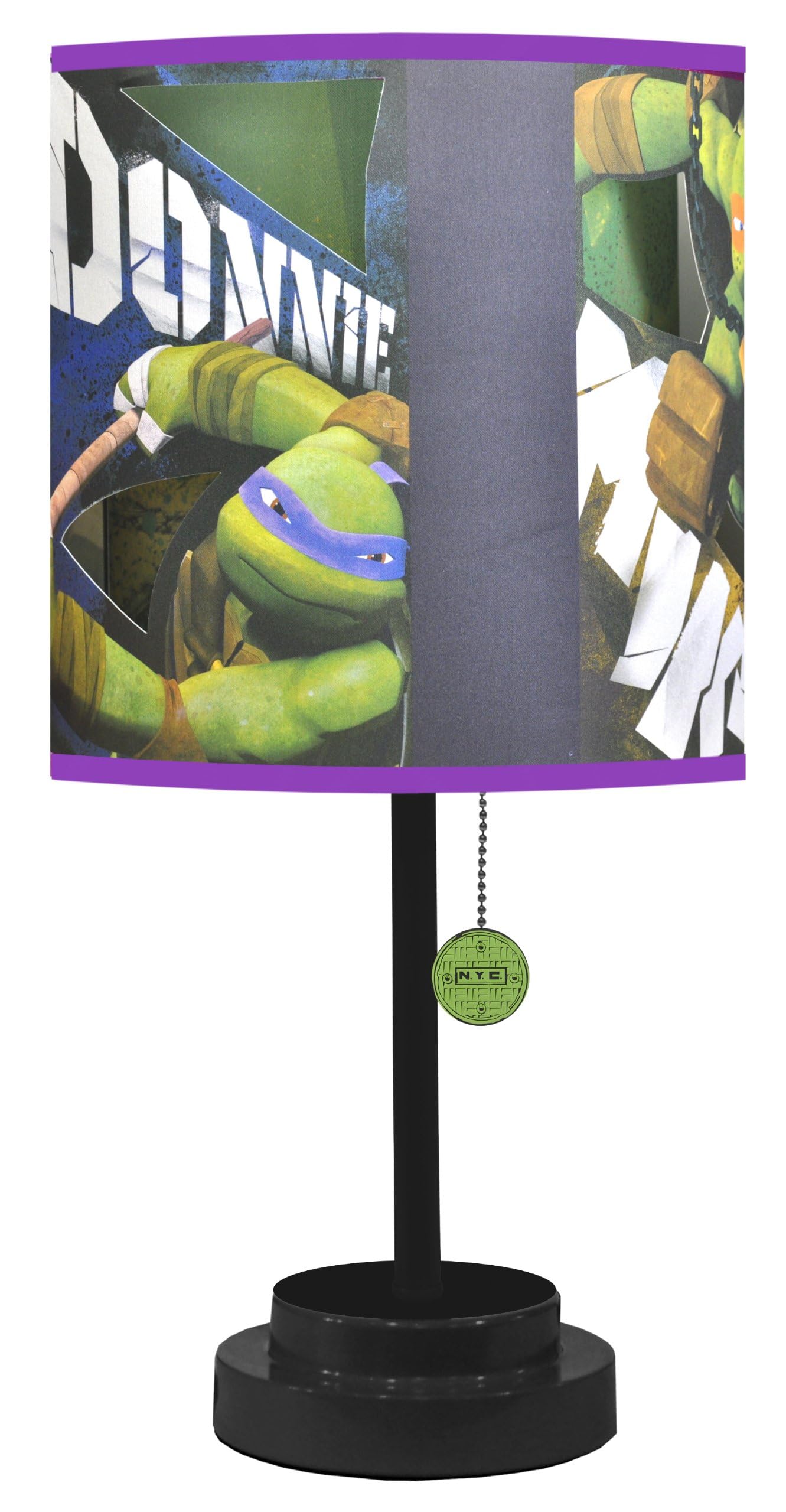 Nickelodeon Table Lamp Teenage Mutant Ninja Turtles 11.8 x 11.6 x 17.2 inches