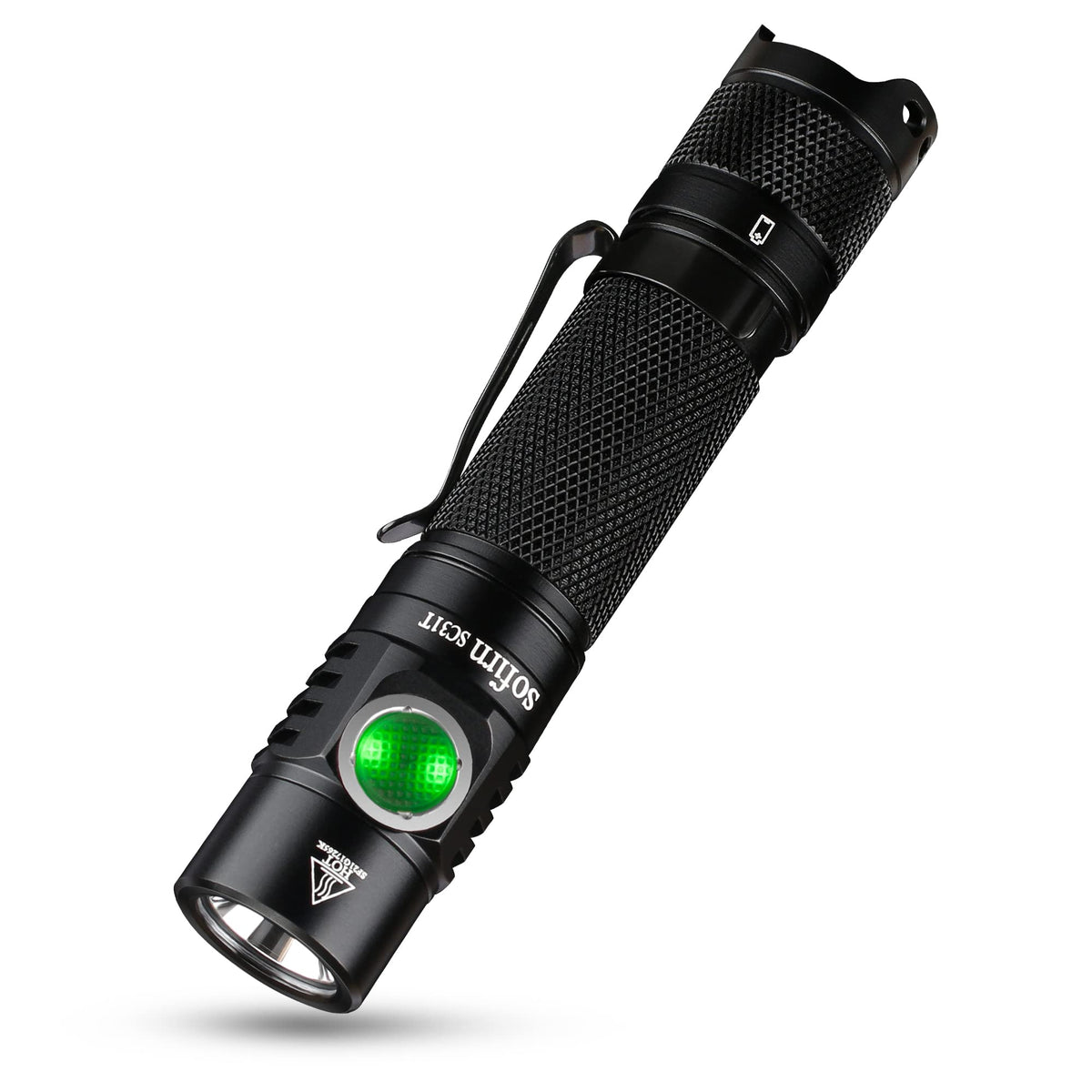 sofirn SC31T Rechargeable Flashlight 2000 Lumens, Pocket Flashlight with Powerful SST40 6500K LED, for EDC Camping Hiking Fishing Dog Walking (SC31T-Kit)