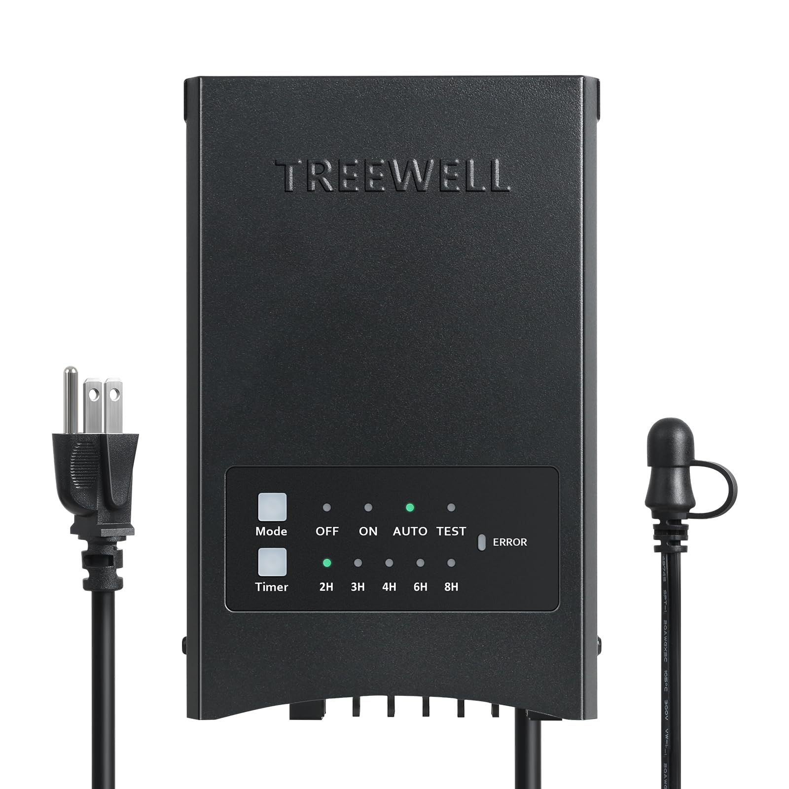 Treewell 300W Low Voltage Landscape Transformer  Outdoor Landscape Lighting Transformer With Photocell Sensor & Timer  120V Ac To 12V/15V Ac Weatherproof Transformer For Spotlight  Pathway Light