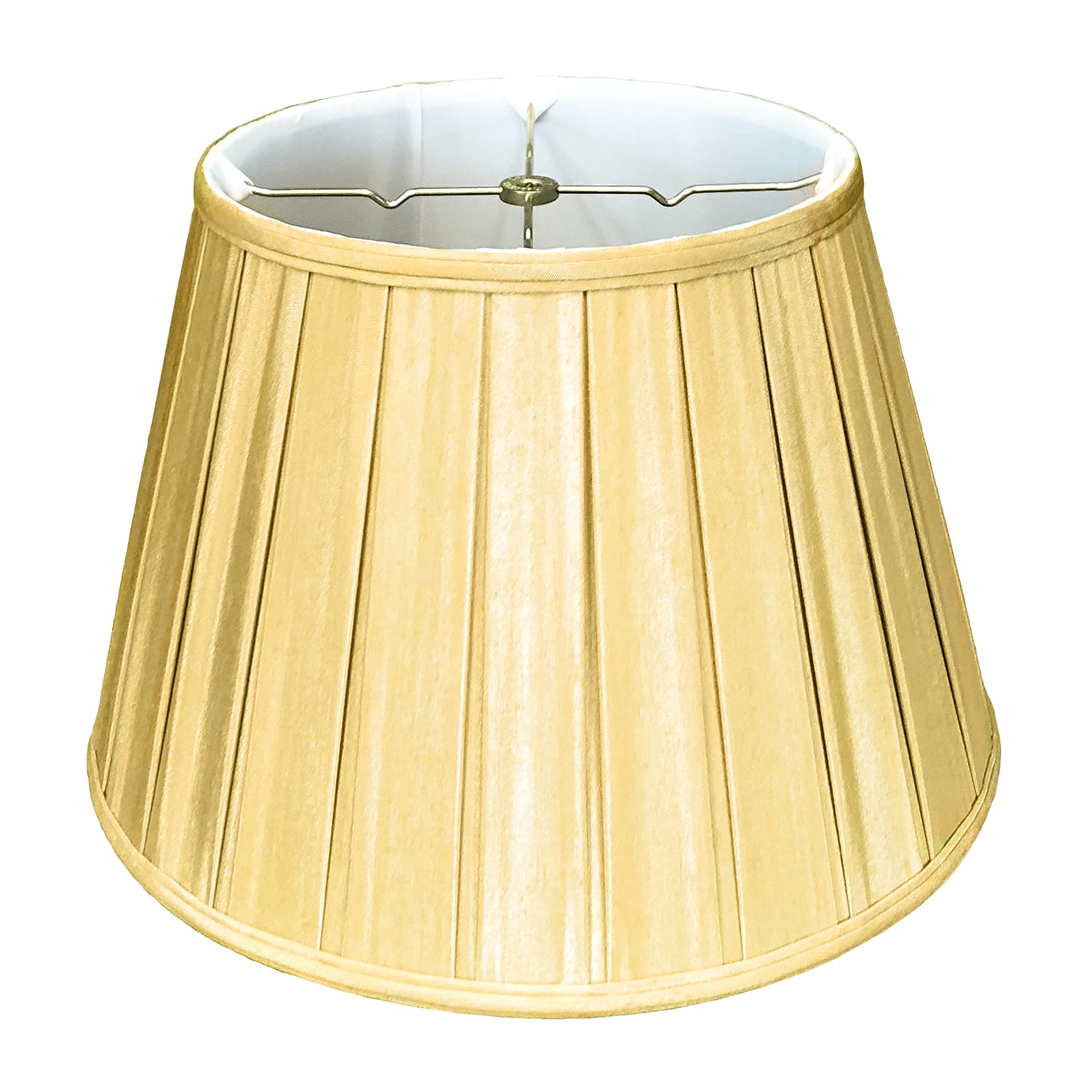 Royal Designs Empire English Pleat Basic Lamp Shade, Antique Gold, 11 x 18 x 12