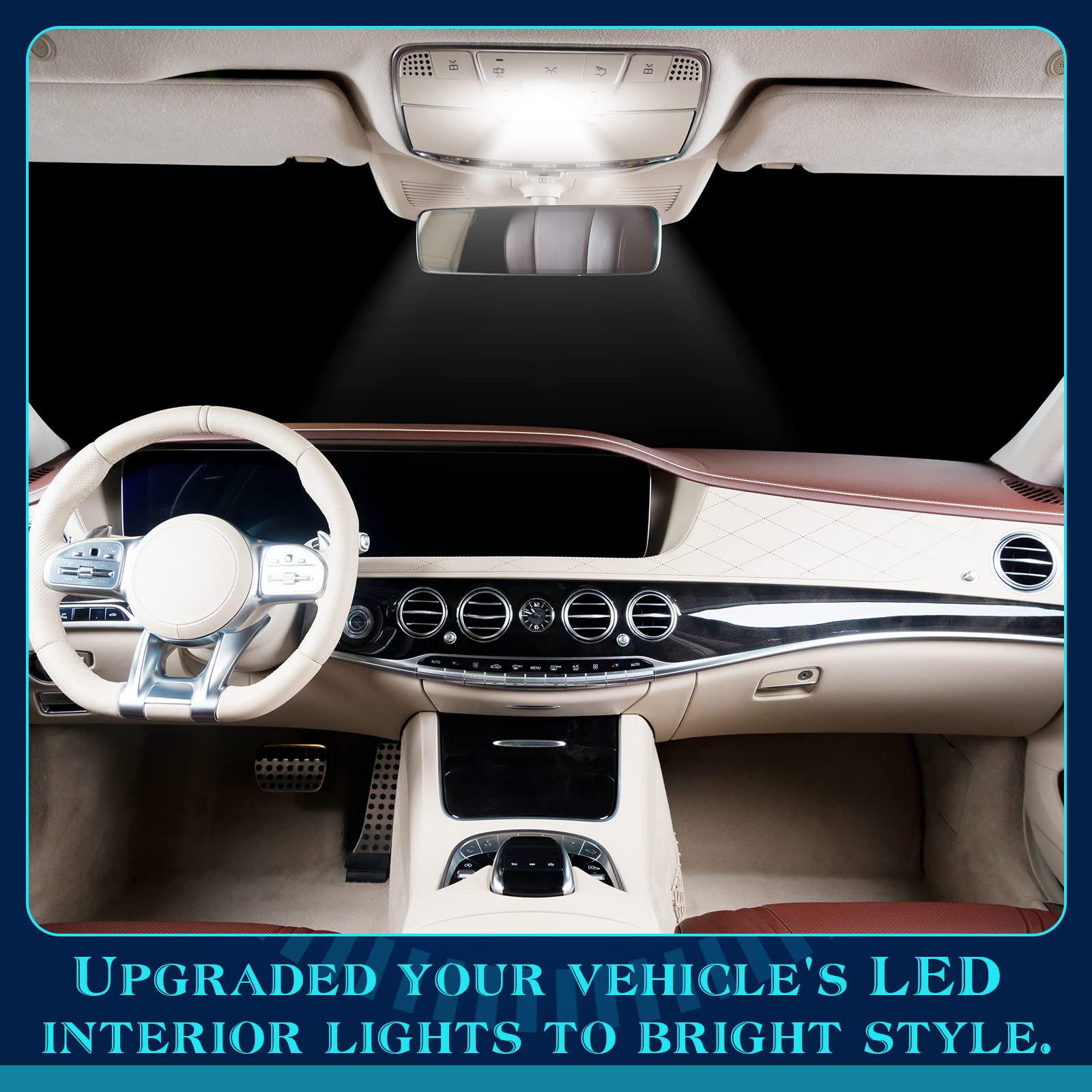 50 Pieces Led Car Bulb Kit T6 T10 28 Mm 31 Mm 41 Mm Led Dome Light Interior Car Lights Led Bulbs For Car Interiors Map Dome Trunk Cargo Door Courtesy License Plate Light