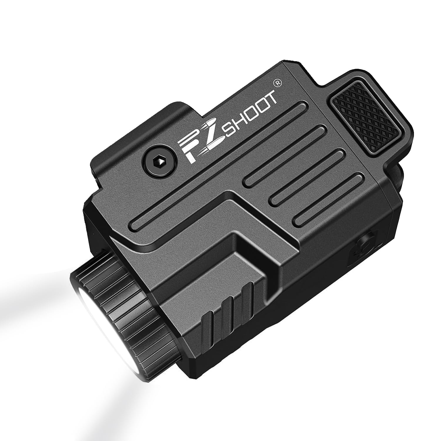 EZshoot 800 Lumens Handheld Toy Flashlight Compatible with Picatinny and GL Rails  Compact Handheld Toy Light with Slide Rail  Rechargeable Launcher Light with Strobe Mode for Home Defense and Hunting