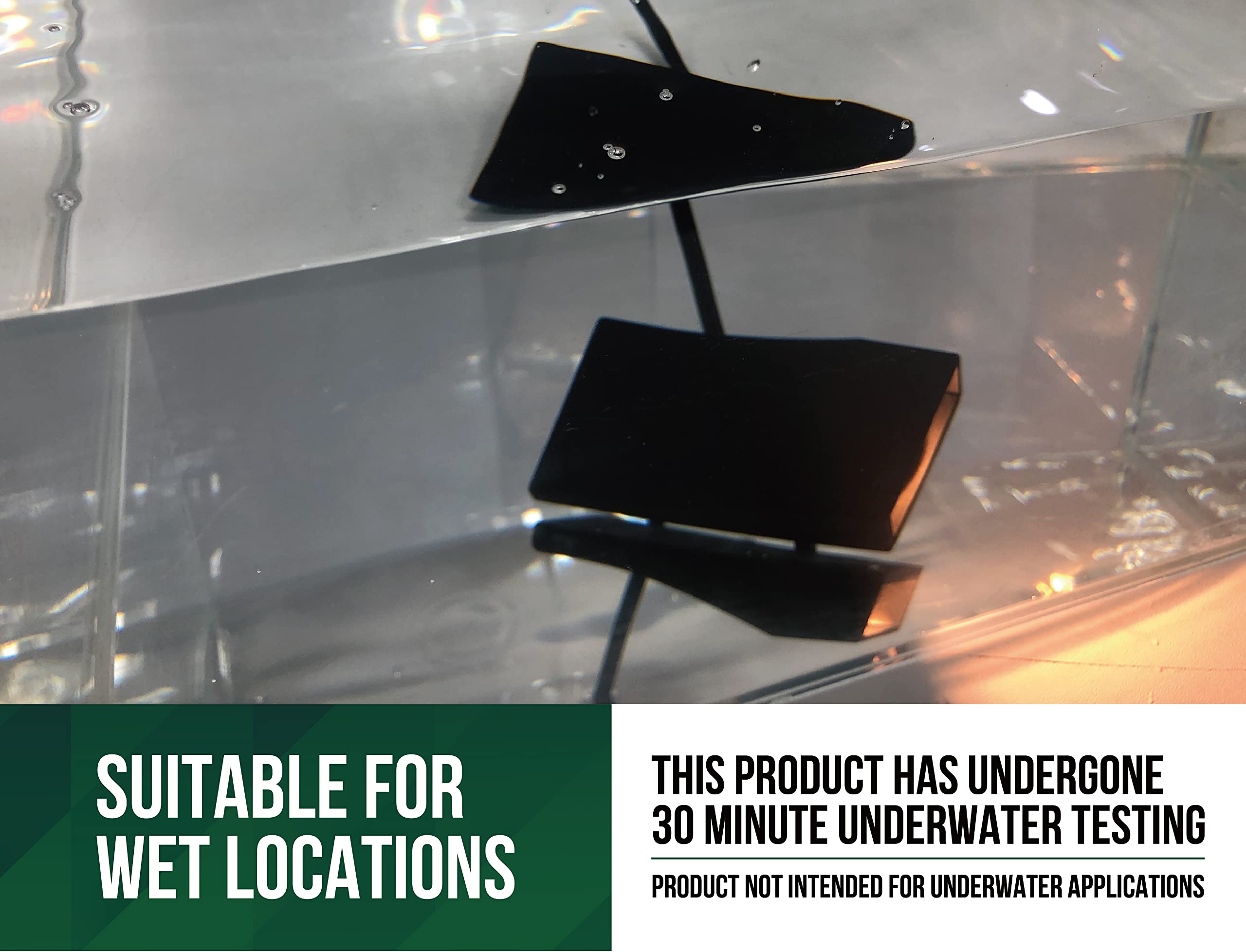 Gkoled Low Voltage Led Wedge Deck Rail Light, Landscape Railing Post Fence Accent Lighting, 2W 2700K Integrated Led Chips, Die-C