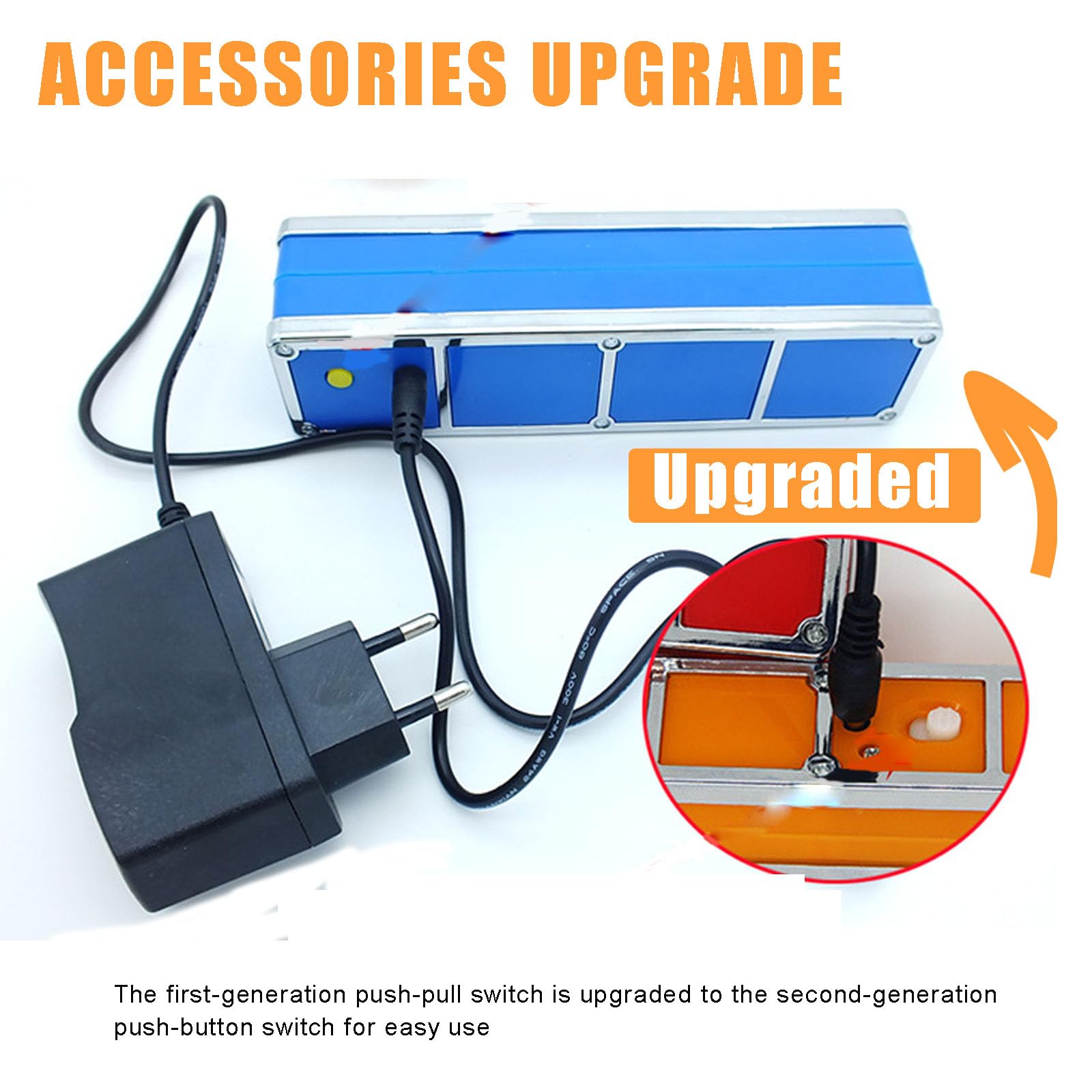 Furqery Night Light New Upgrades Diy Stackable Led 3D Puzzles Night Lamp Lights 7 Colors Night Lights Interlocking Induction Nightlights Novelty Tangram Lights Birthday Gifts For Teen