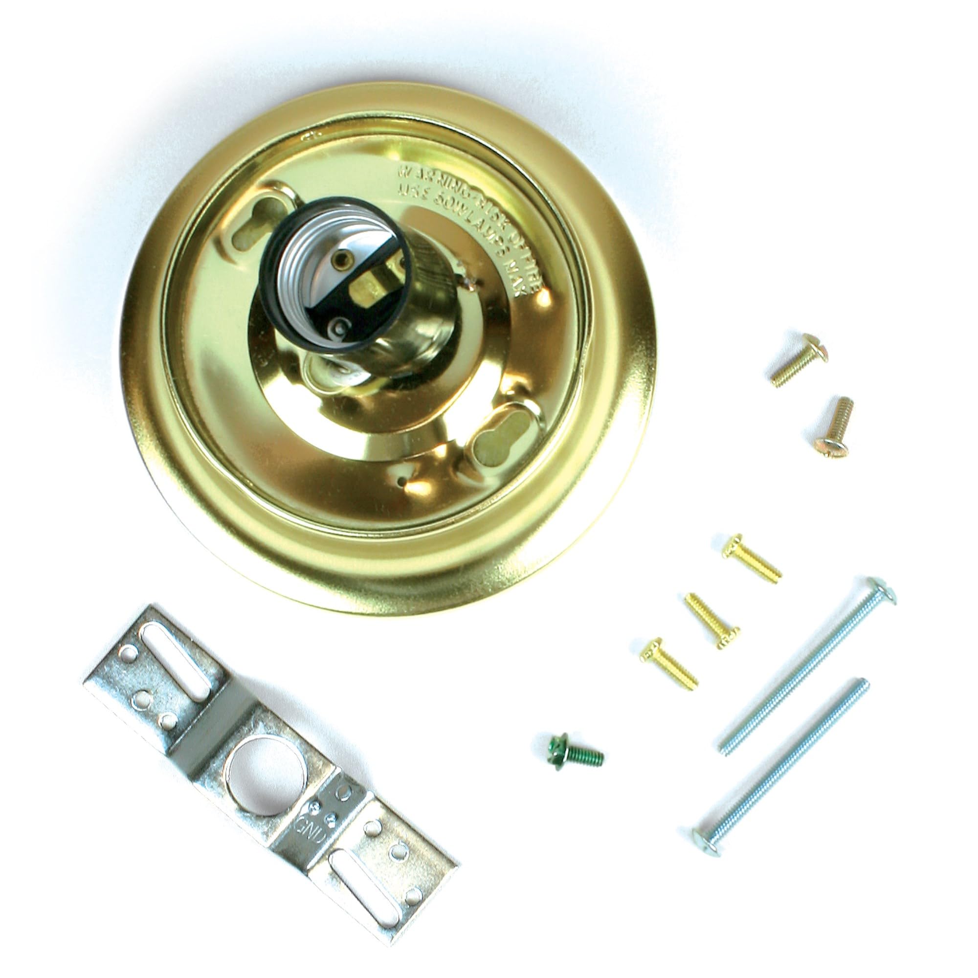Jandorf Glass Holder Adapter Kit, Model 60221, Brass Material