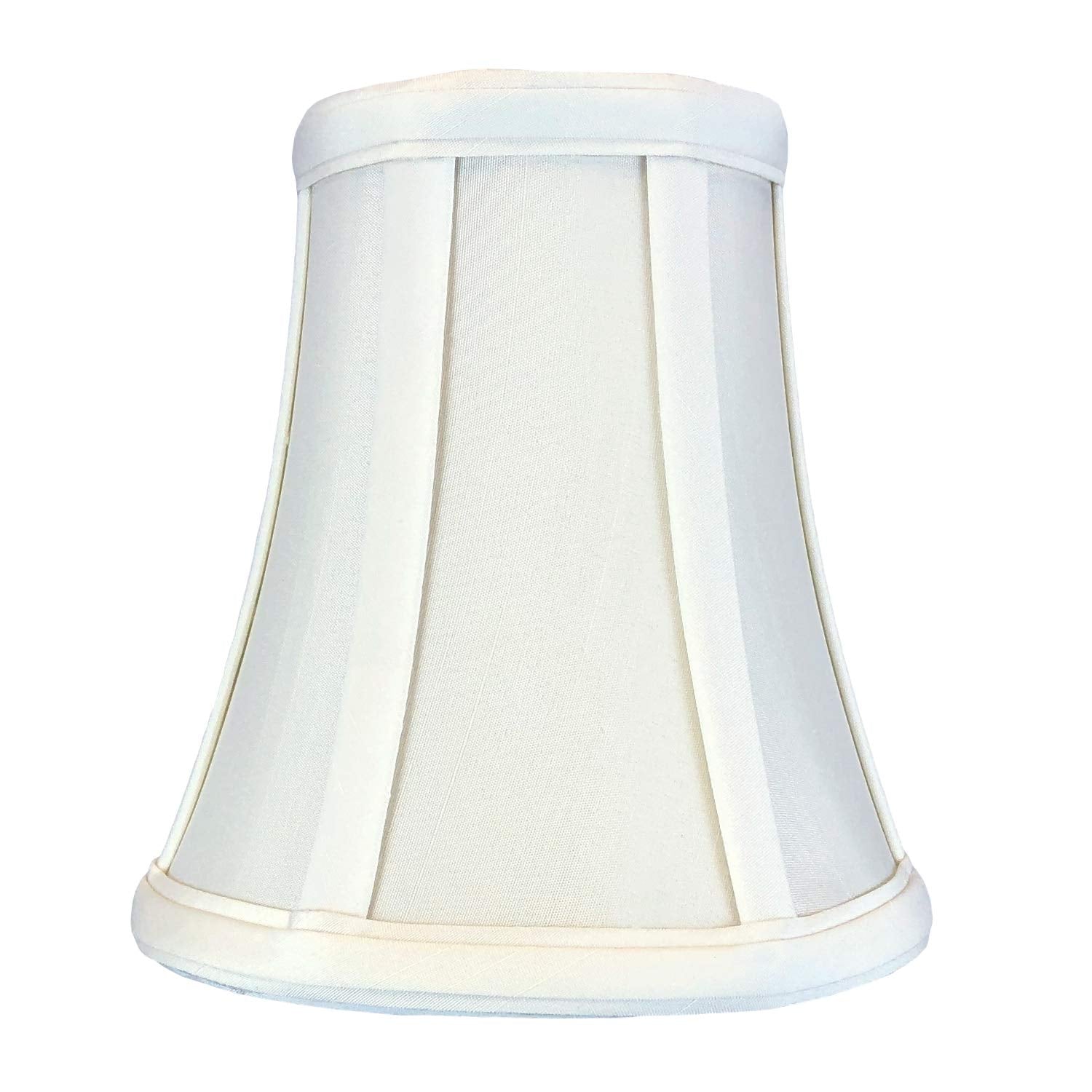 Royal Designs, Inc. True Bell Lamp Shade With Flame Clip, White, 3'' X 6'' X 6.25, Bs-704Fc-6Wh