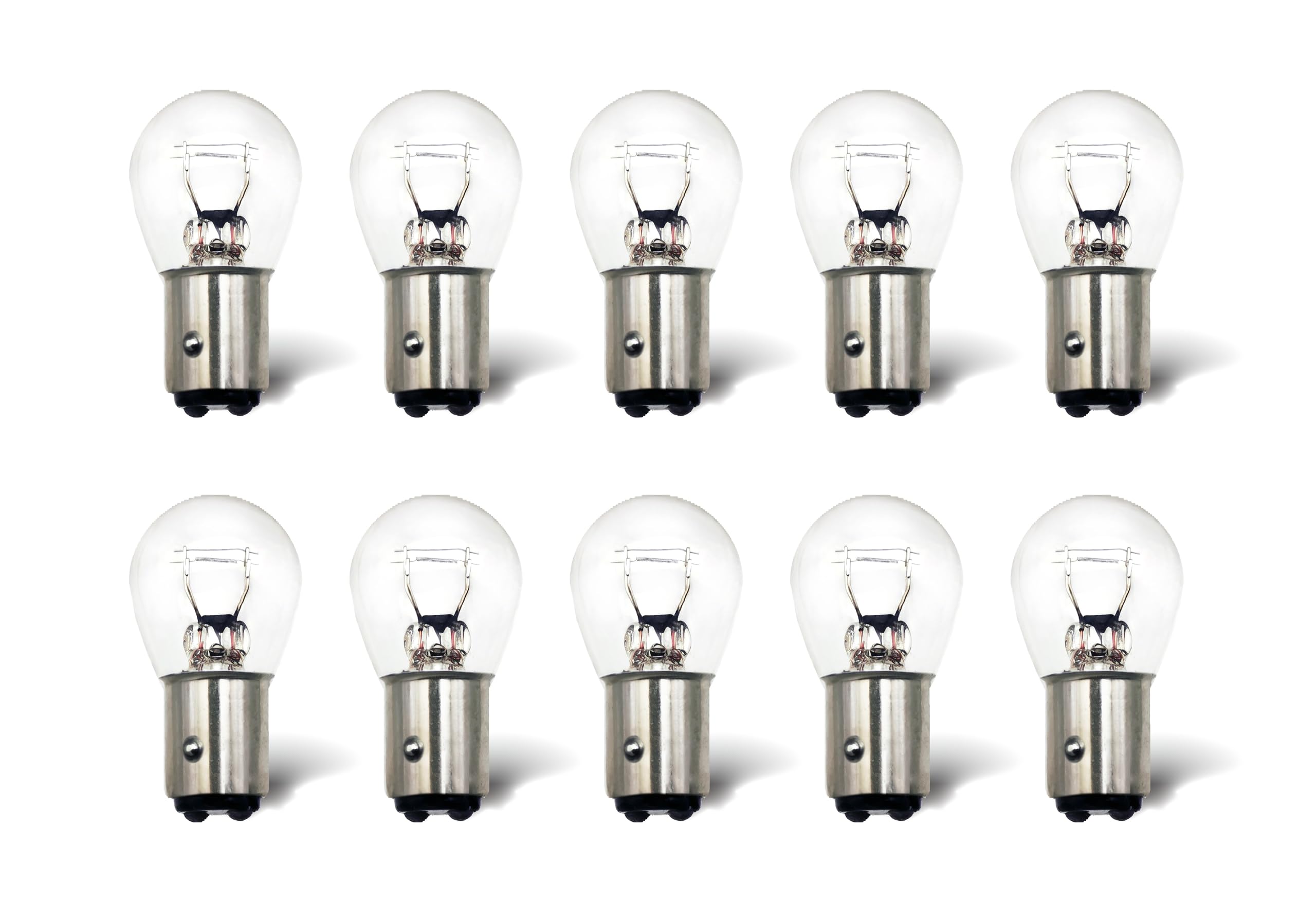 Rafeal Auto 1157 Light Bulb, Miniature Taillight & Signal Light, 10 Pack, Model RA013-10